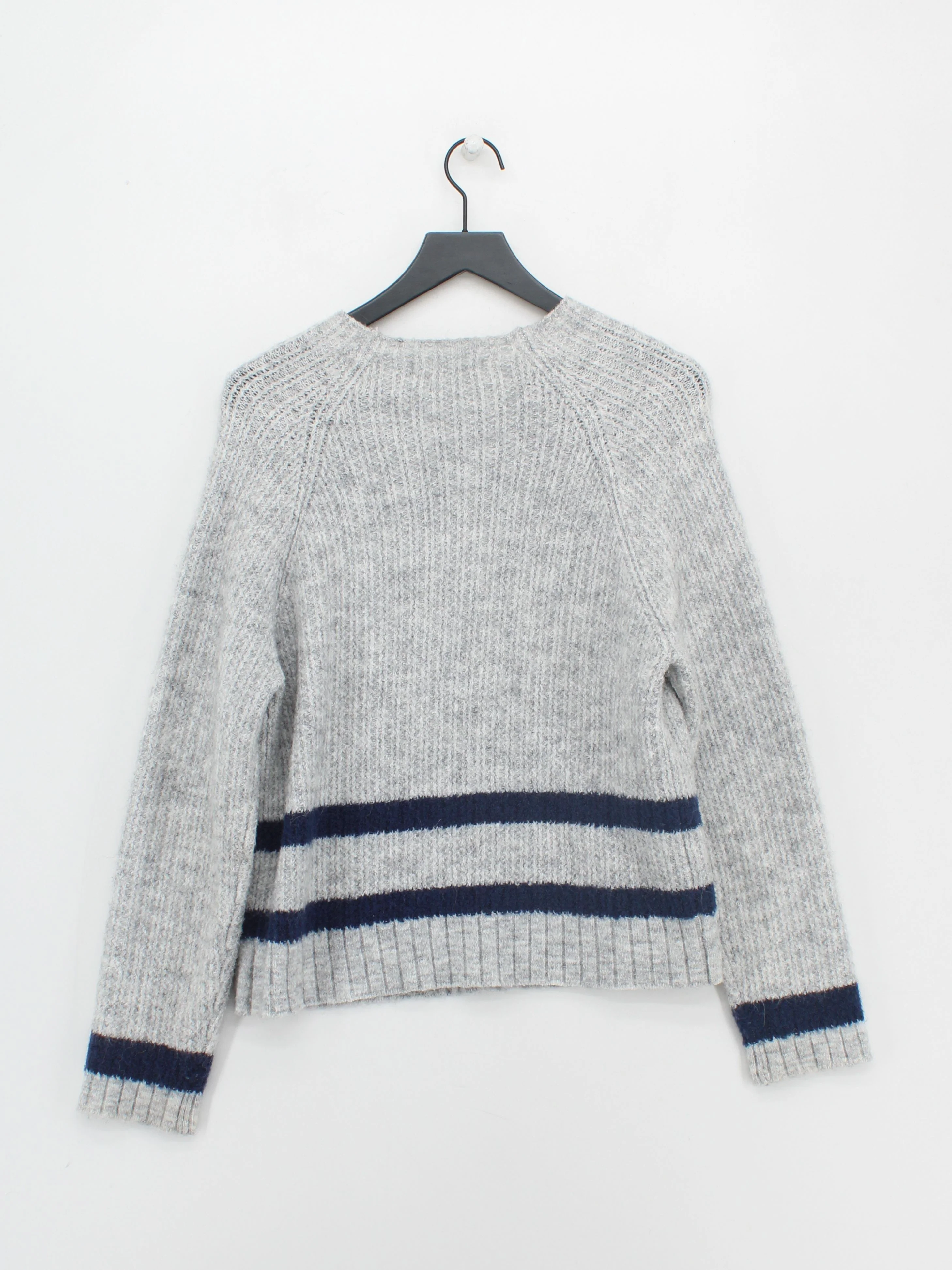 Crew Clothing Women's Cardigan UK 12 Grey Polyester - Image 2