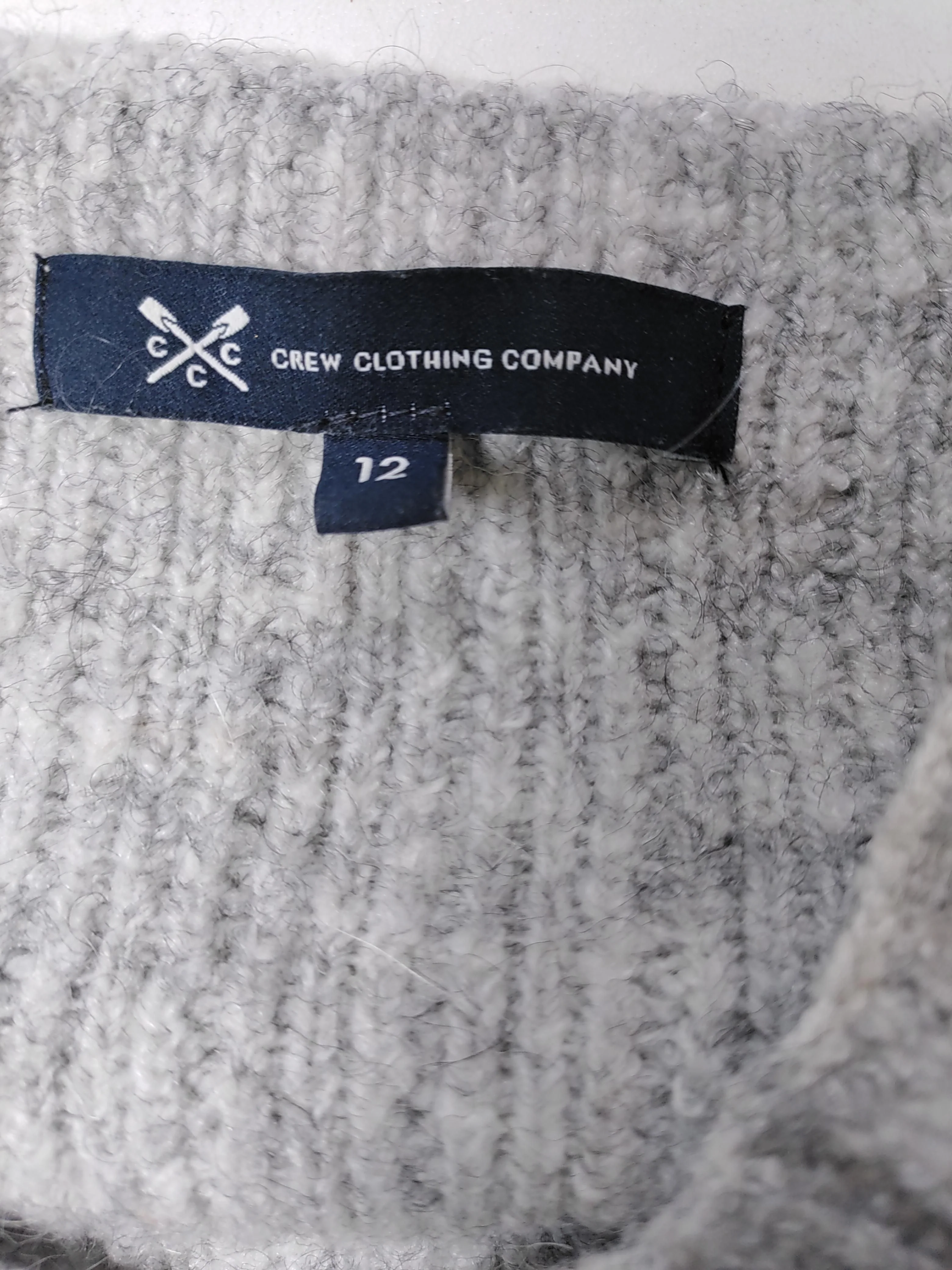 Crew Clothing Women's Cardigan UK 12 Grey Polyester - Image 5