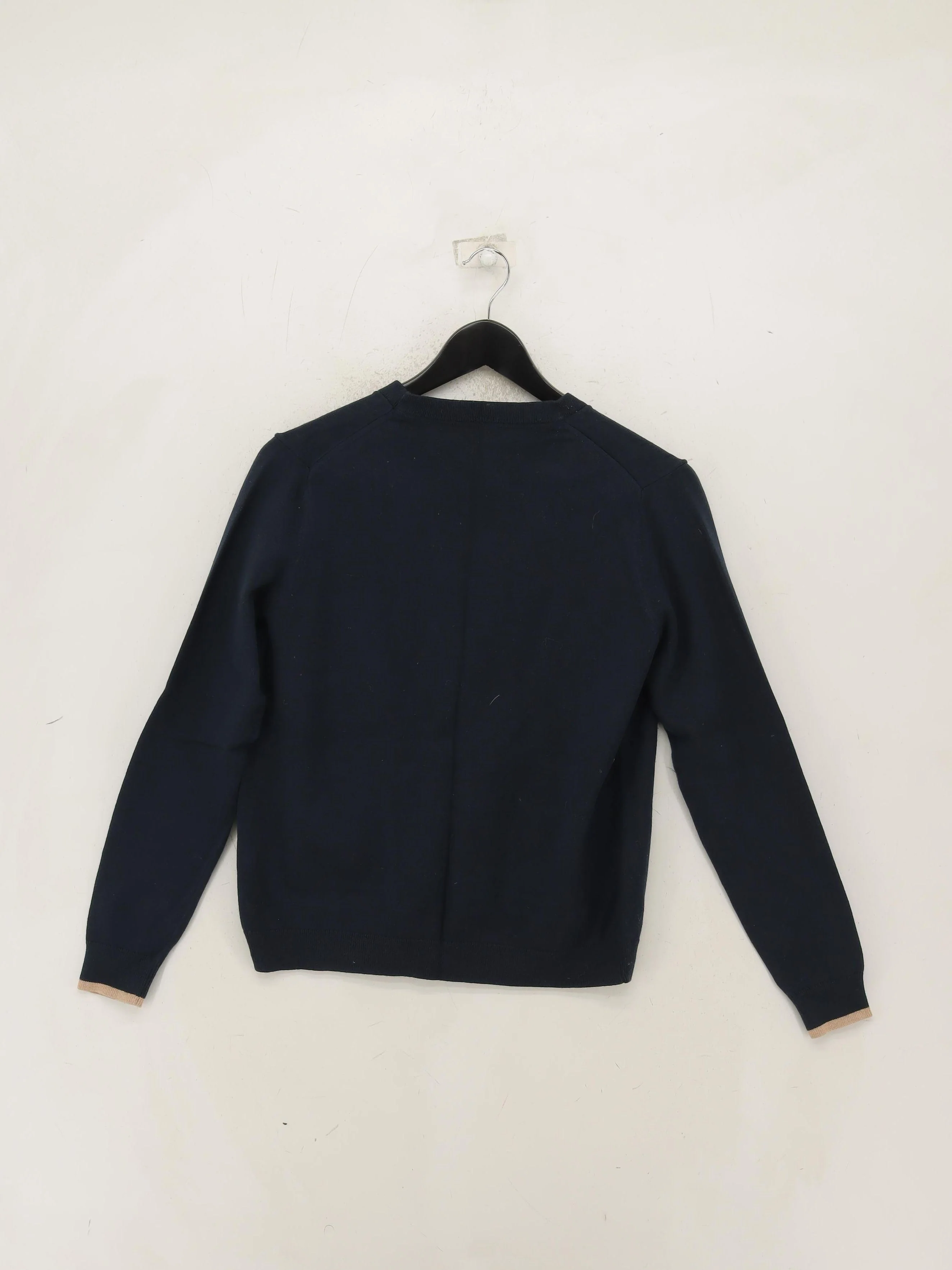 Crew Clothing Women's Cardigan UK 14 Blue Cotton with Nylon, Wool Cardigan - Image 2