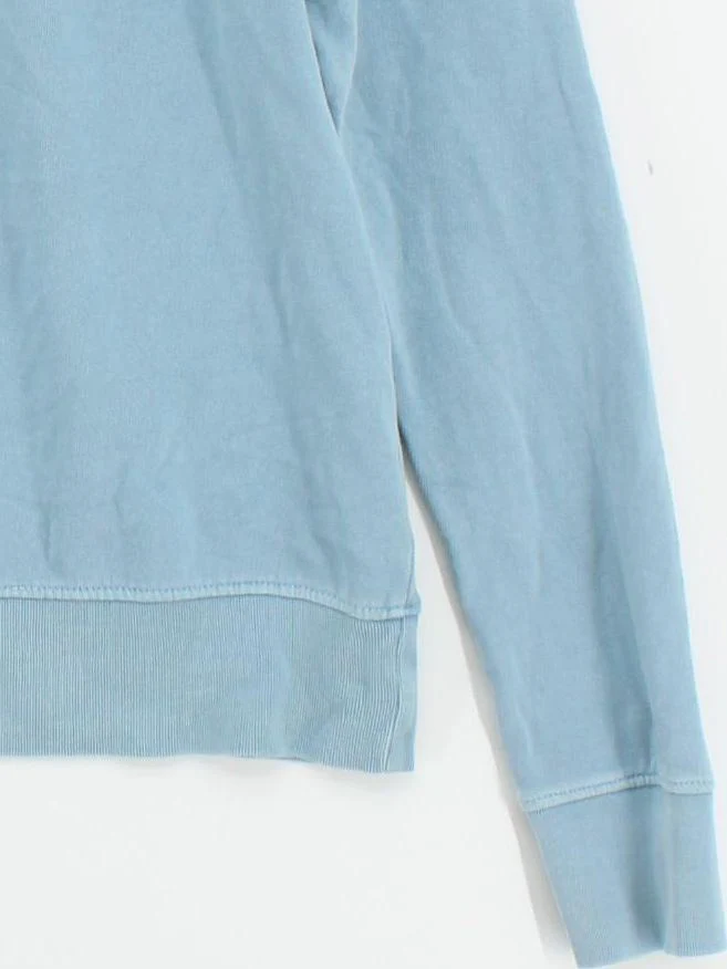 Crew Clothing Women's Hoodie UK 10 Blue 100% Cotton Pullover - Image 4
