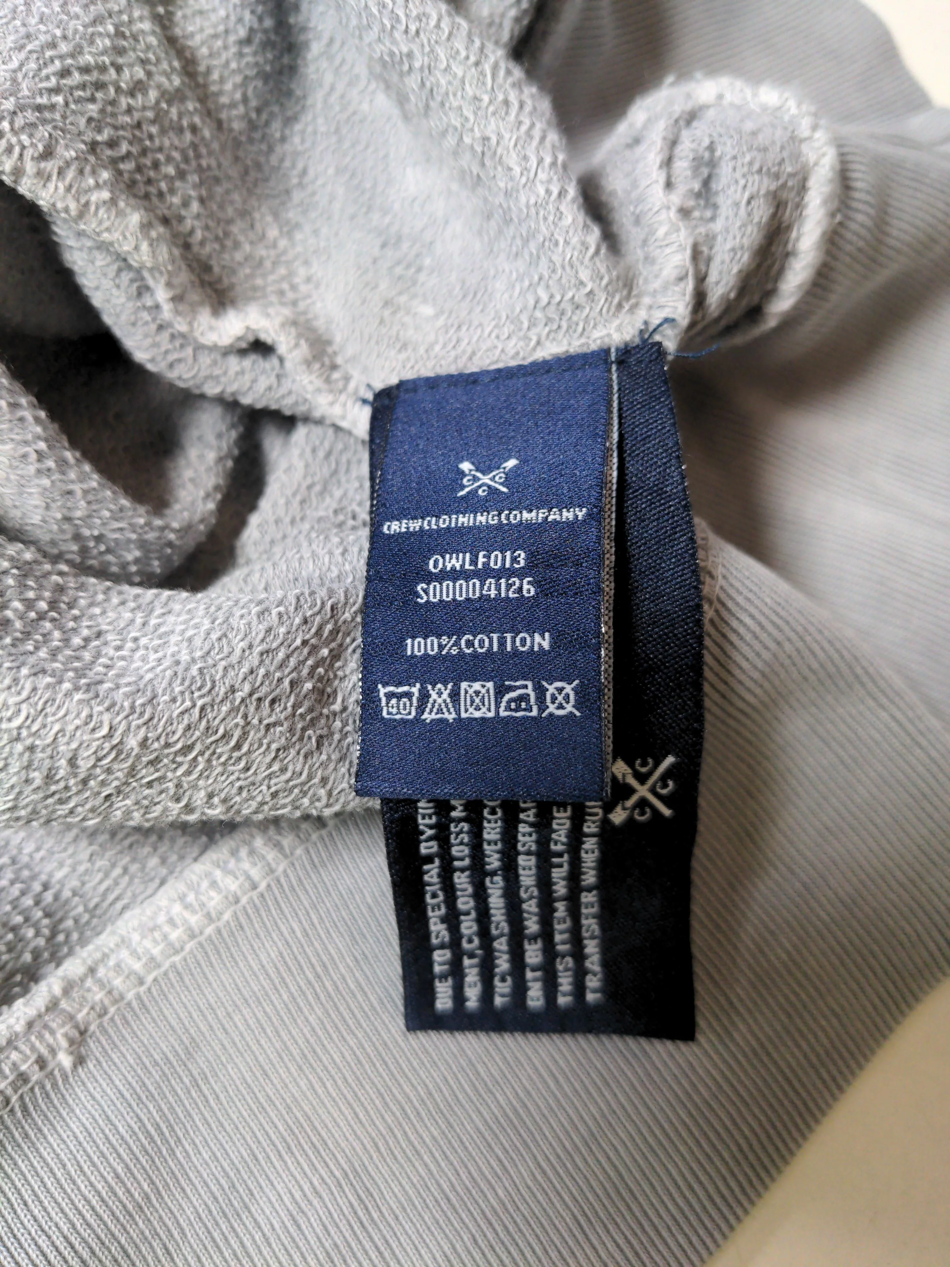 Crew Clothing Women's Hoodie UK 12 Grey 100% Cotton Pullover - Image 7