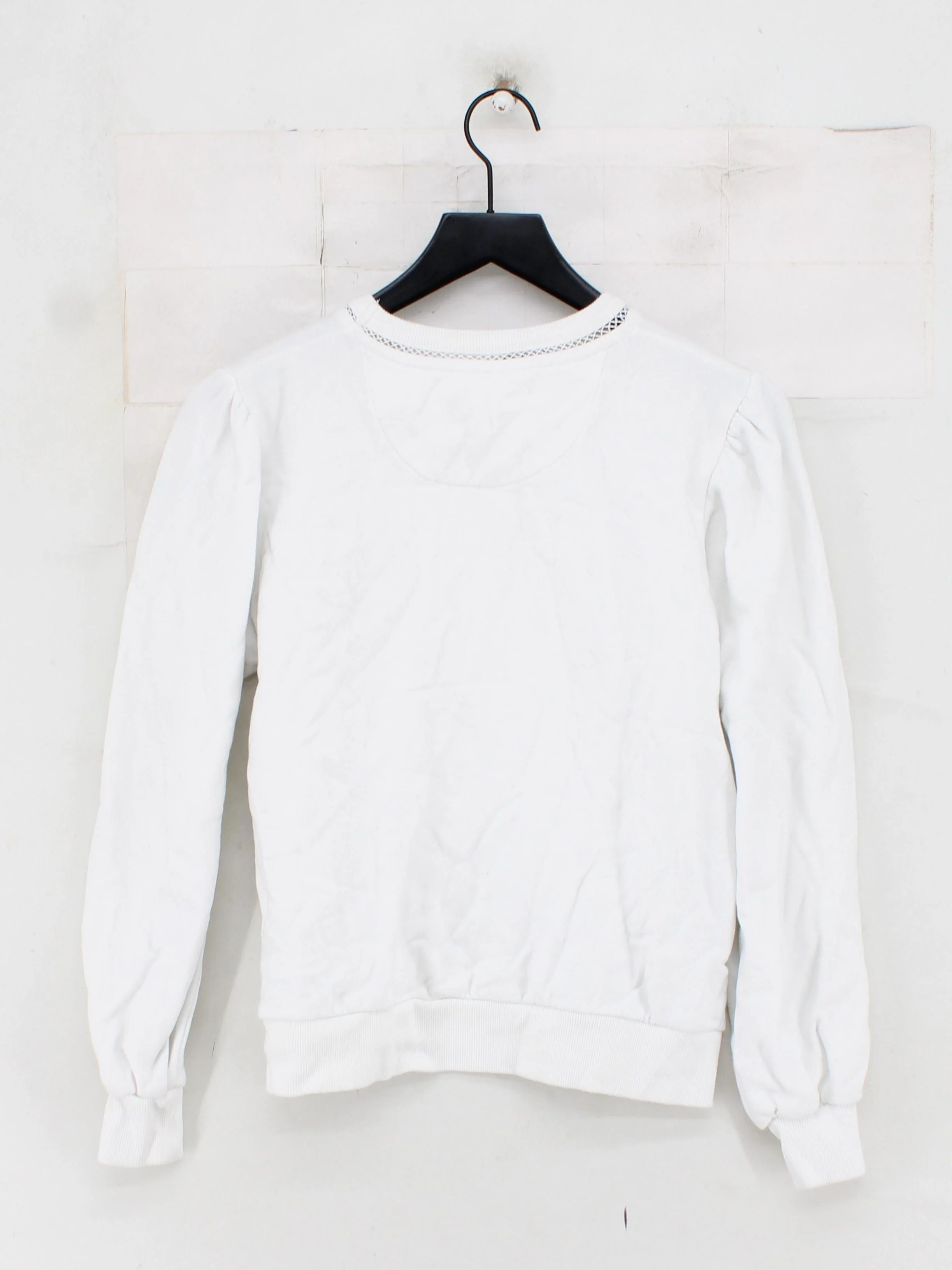 Crew Clothing Women's Hoodie UK 12 White 100% Cotton Pullover - Image 2