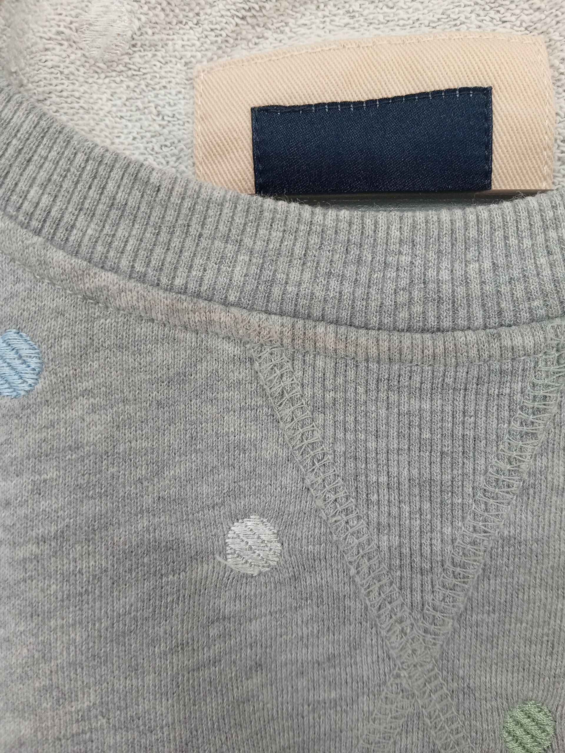Crew Clothing Women's Hoodie UK 14 Grey Polkadot 100% Cotton Pullover - Image 6