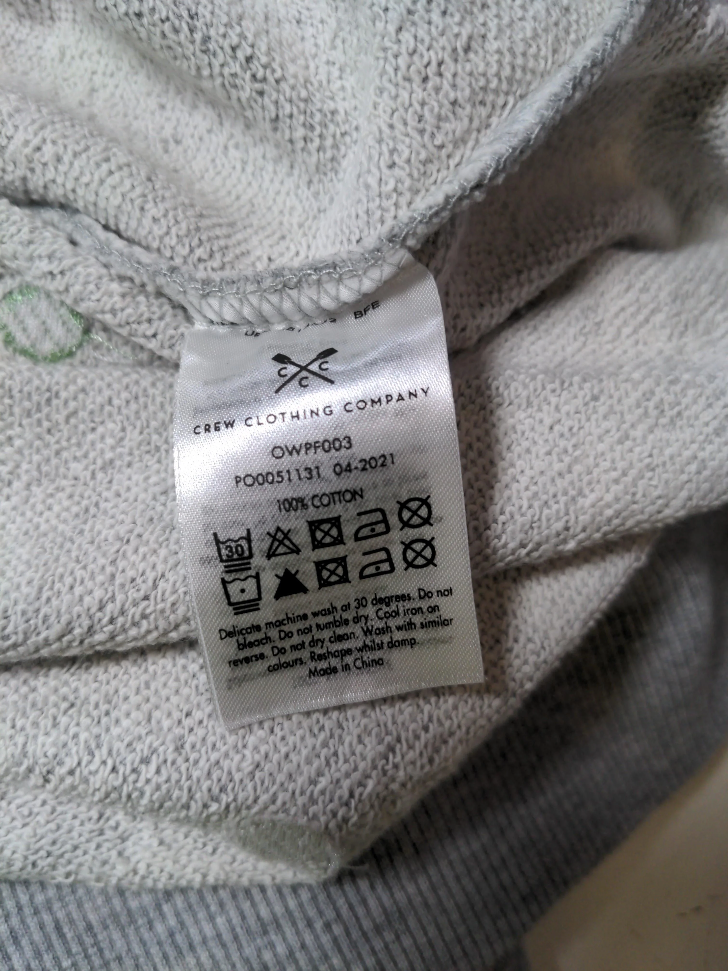 Crew Clothing Women's Hoodie UK 14 Grey Polkadot 100% Cotton Pullover - Image 8