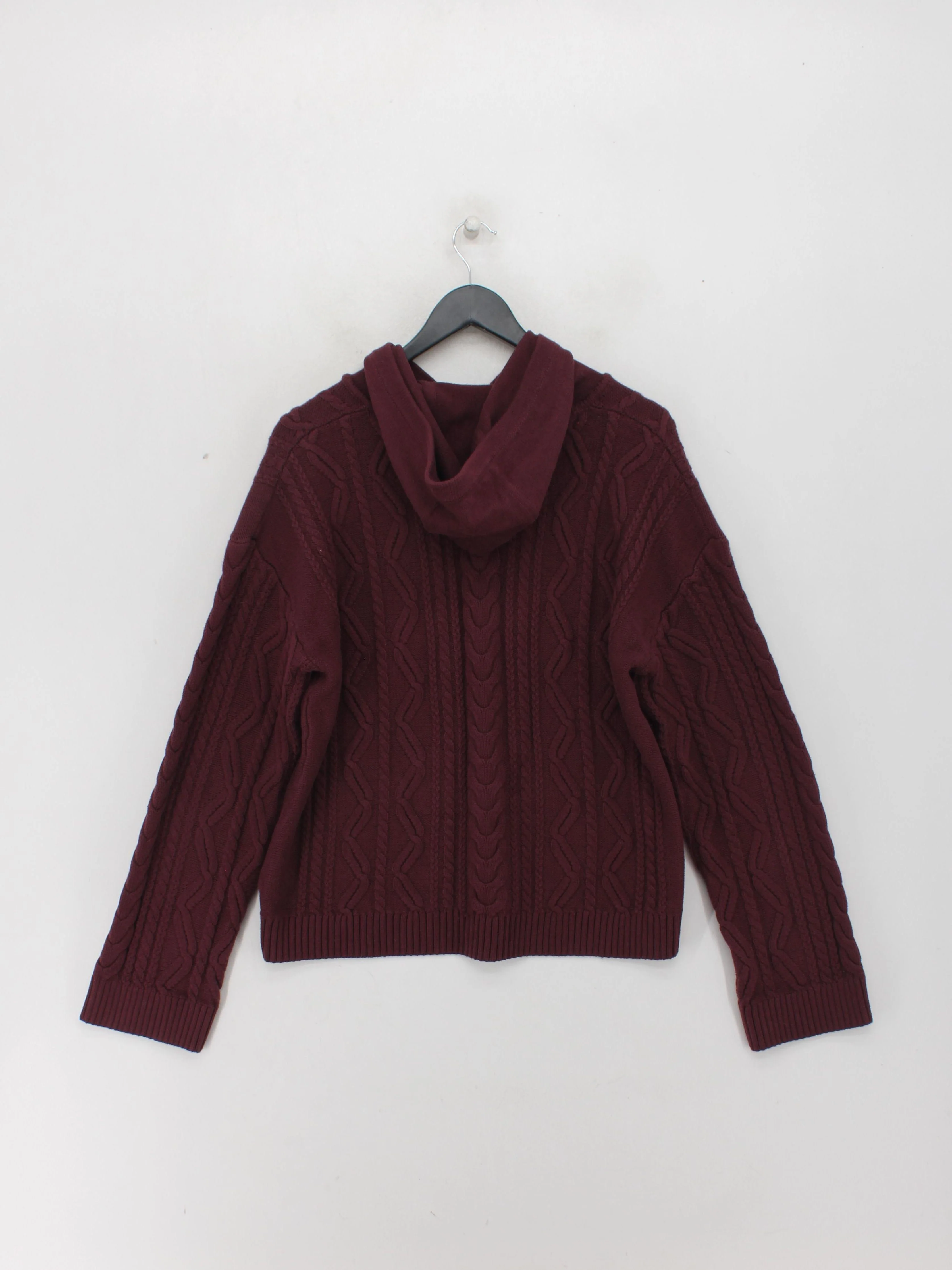 Crew Clothing Women's Hoodie UK 16 Red 100% Cotton Pullover - Image 2