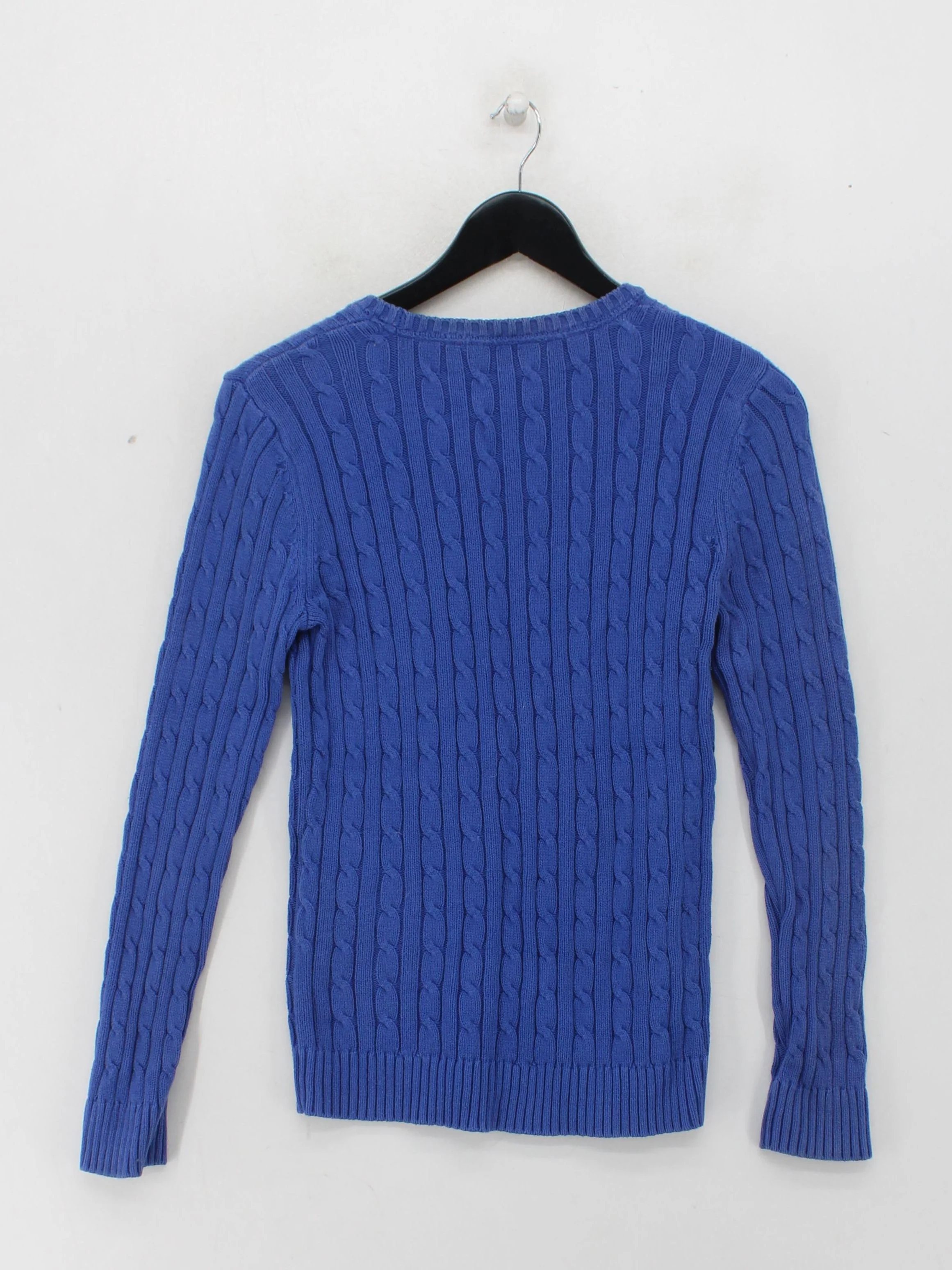 Crew Clothing Women's Jumper UK 12 Blue 100% Cotton Crew Neck Pullover - Image 2