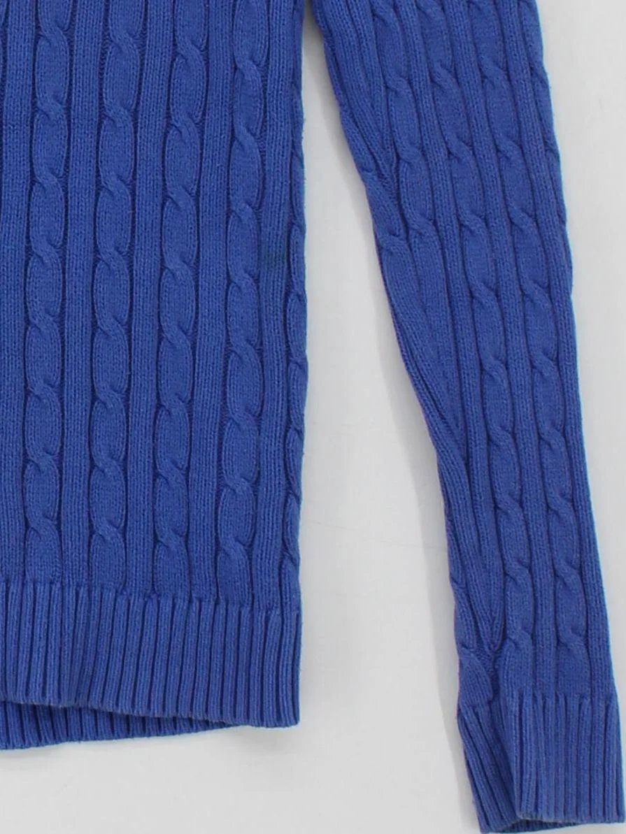 Crew Clothing Women's Jumper UK 12 Blue 100% Cotton Crew Neck Pullover - Image 4