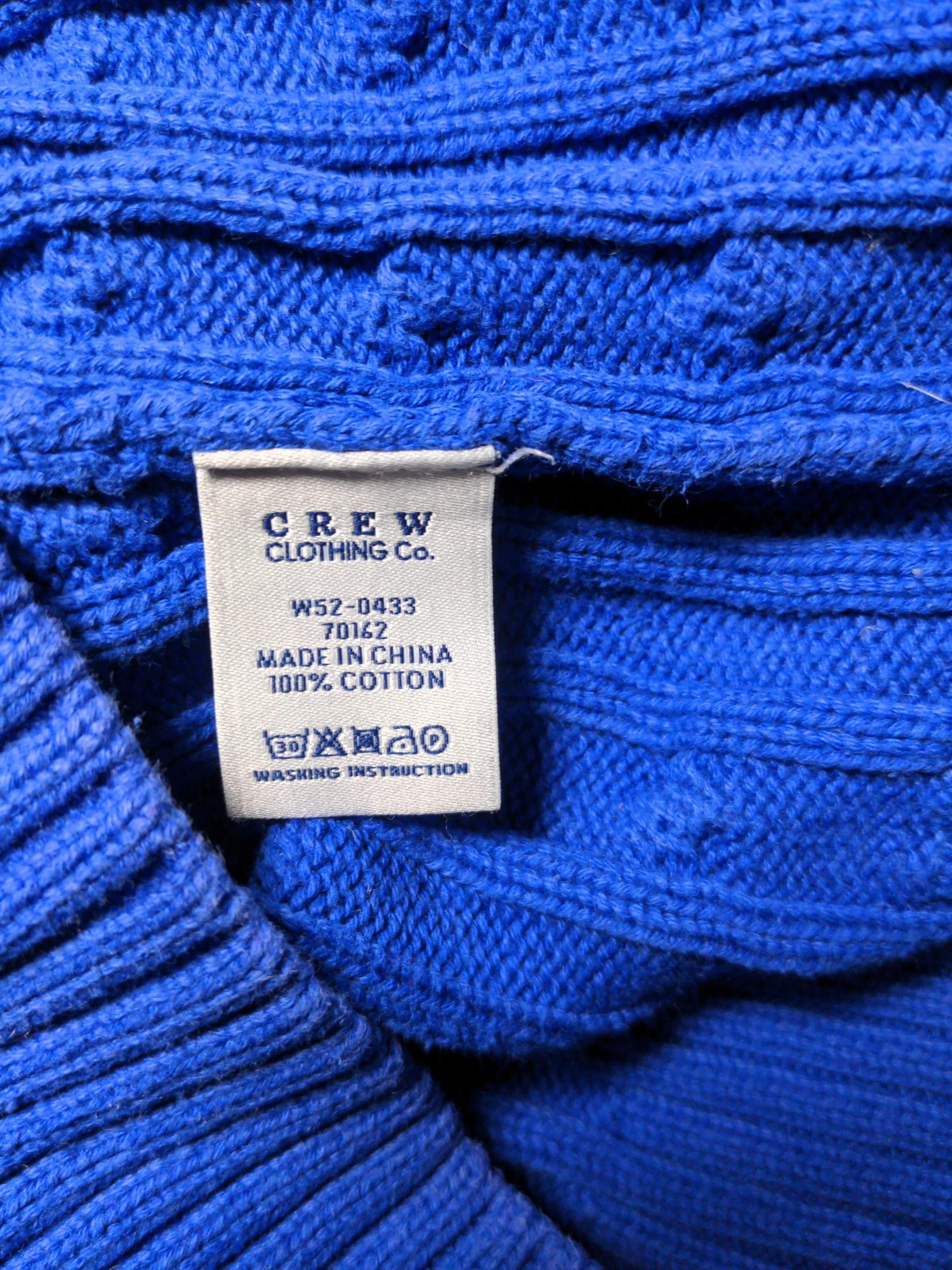 Crew Clothing Women's Jumper UK 12 Blue 100% Cotton Crew Neck Pullover - Image 7