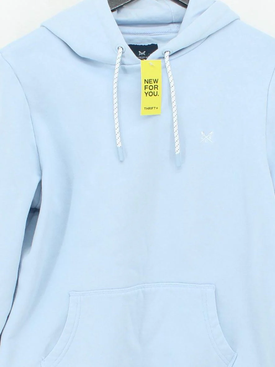 Crew Clothing Women's Jumper UK 14 Blue Cotton with Polyester, Elastane Pullover - Image 3