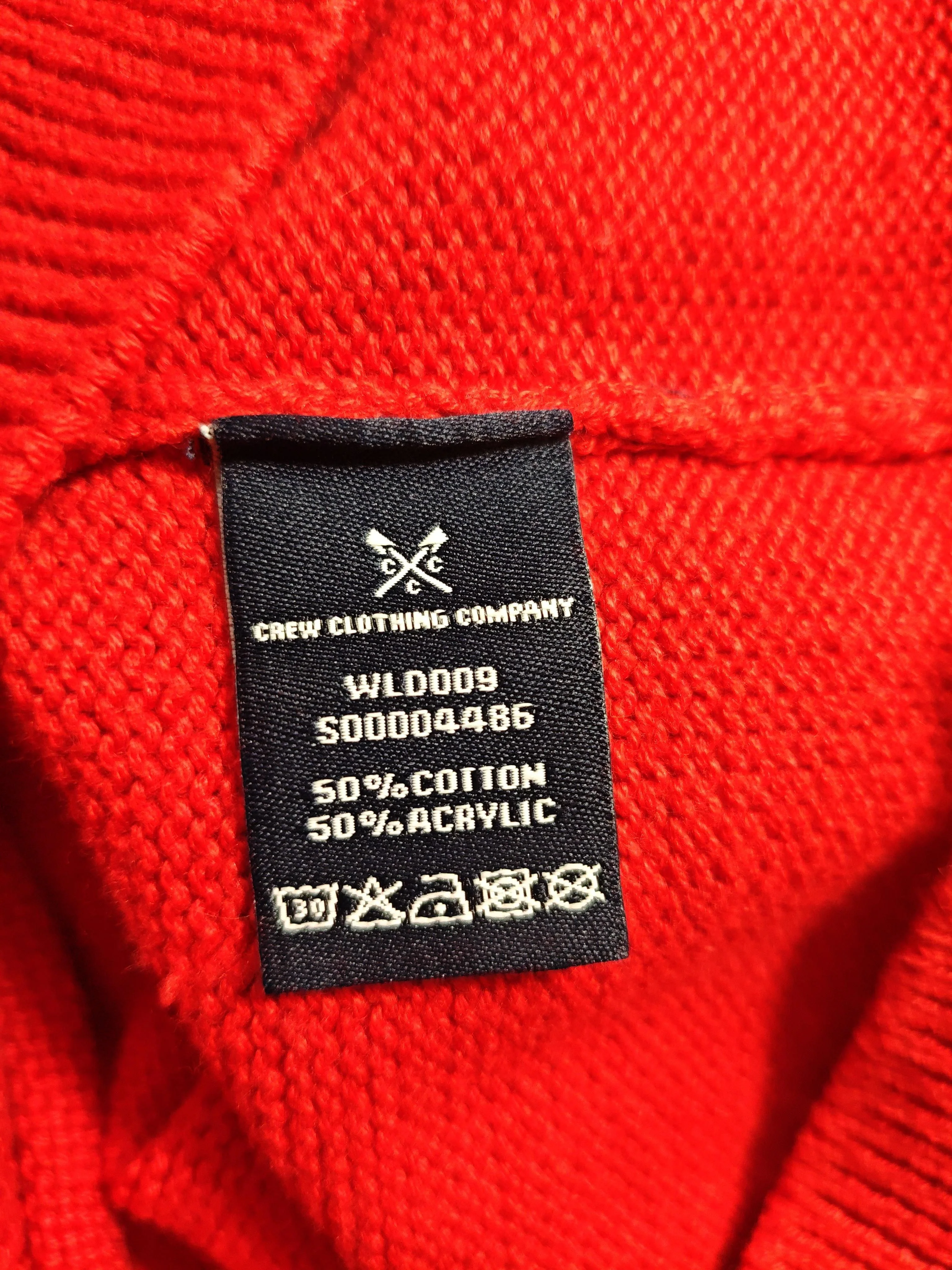 Crew Clothing Women's Jumper UK 8 Red Cotton with Acrylic Round Neck Pullover - Image 6