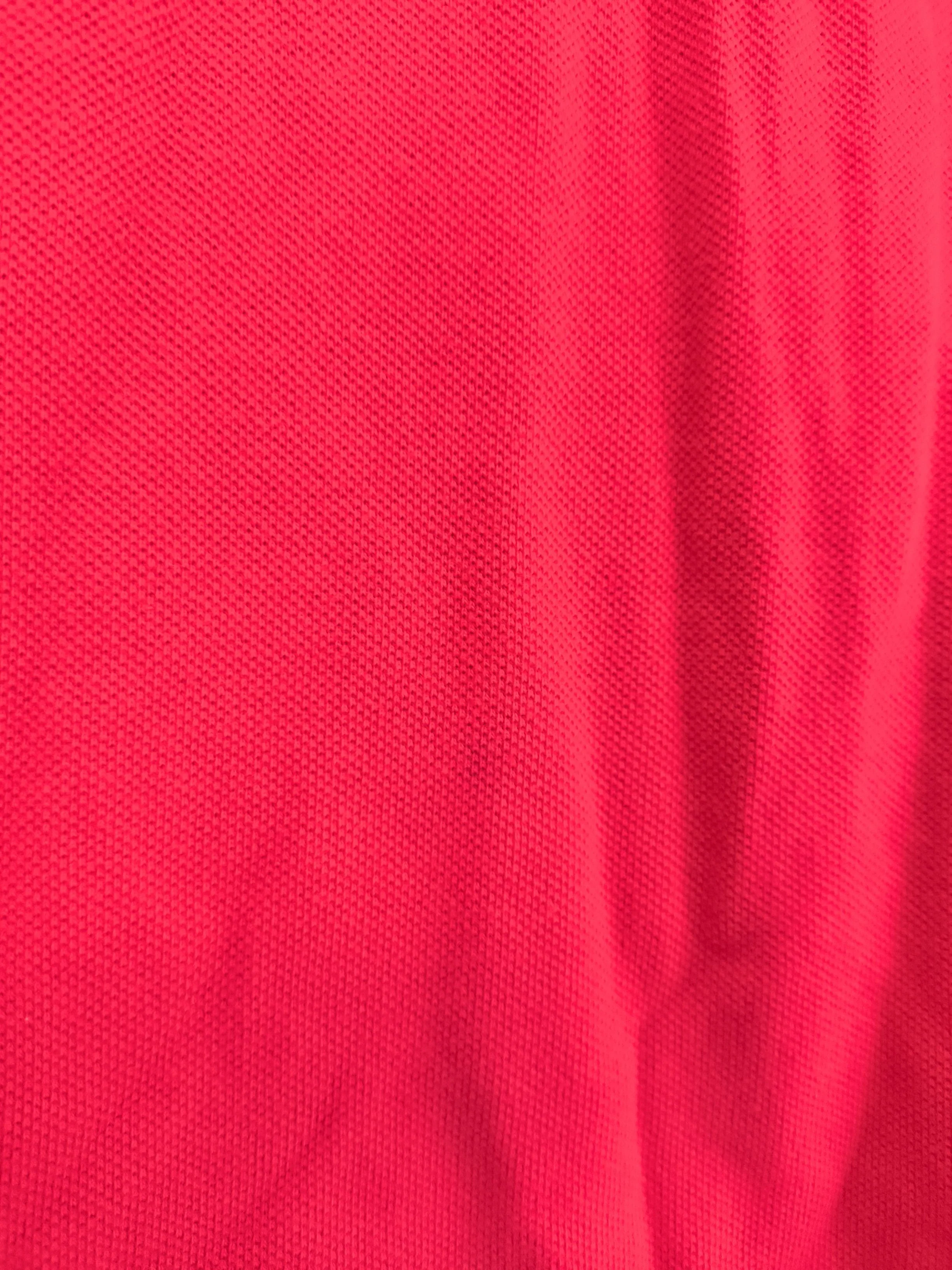 Crew Clothing Women's Polo UK 12 Red 100% Cotton Short Sleeve Collared Basic - Image 5