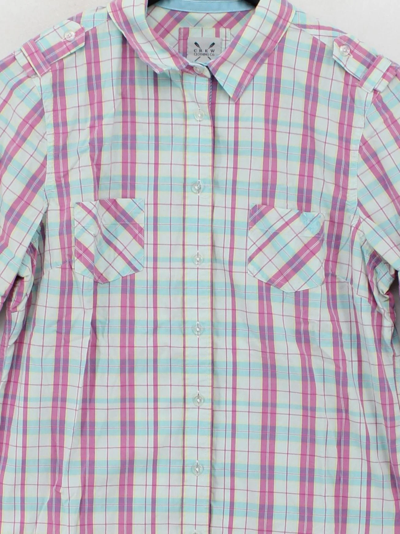 Crew Clothing Women's Shirt UK 12 Multi 100% Cotton Basic - Image 3