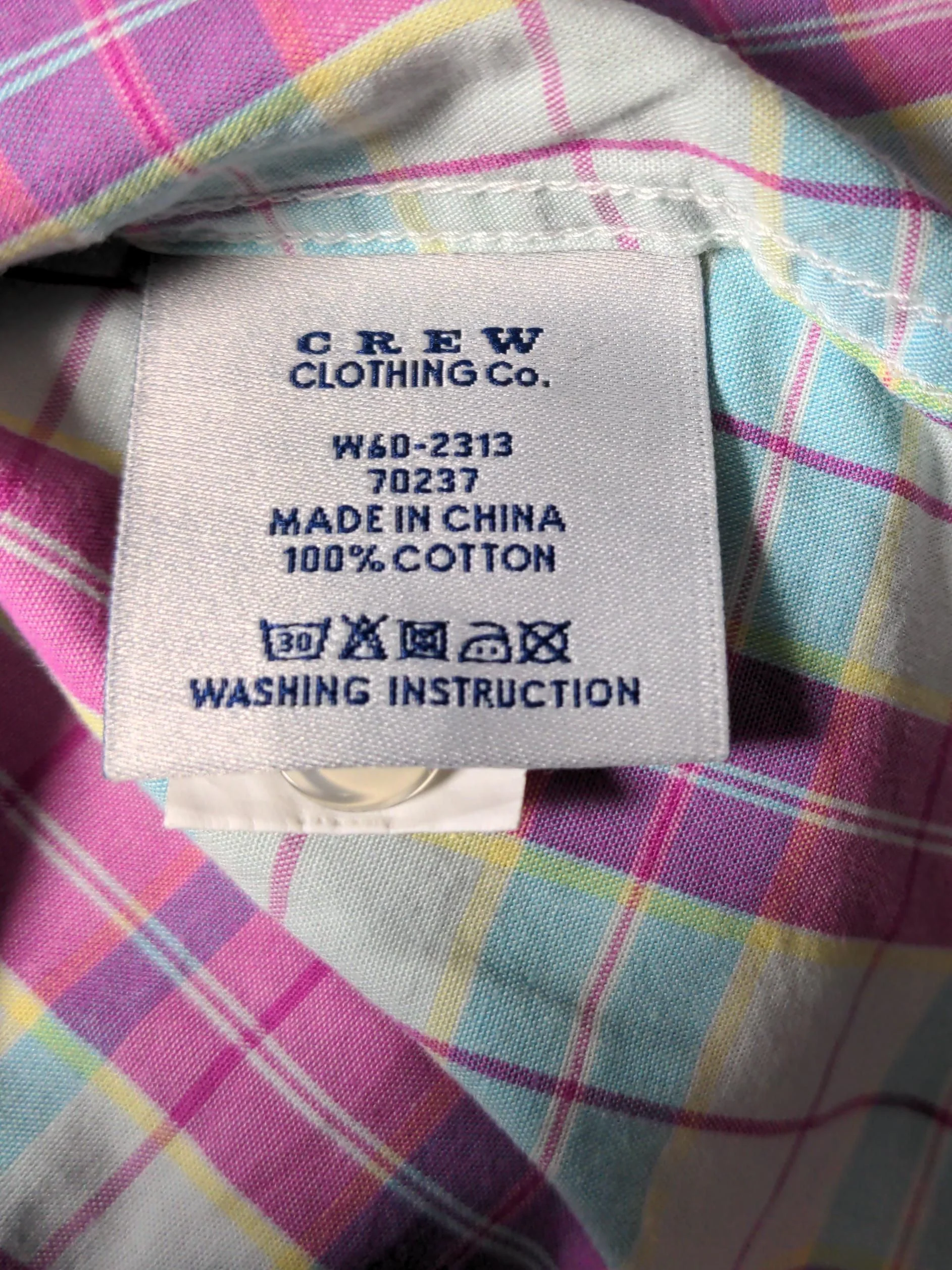 Crew Clothing Women's Shirt UK 12 Multi 100% Cotton Basic - Image 6