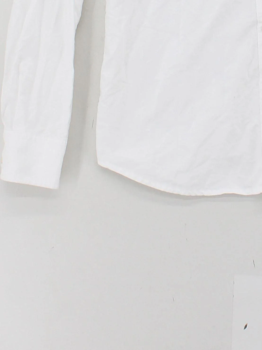 Crew Clothing Women's Shirt UK 12 White 100% Cotton Long Sleeve Collared Basic - Image 4