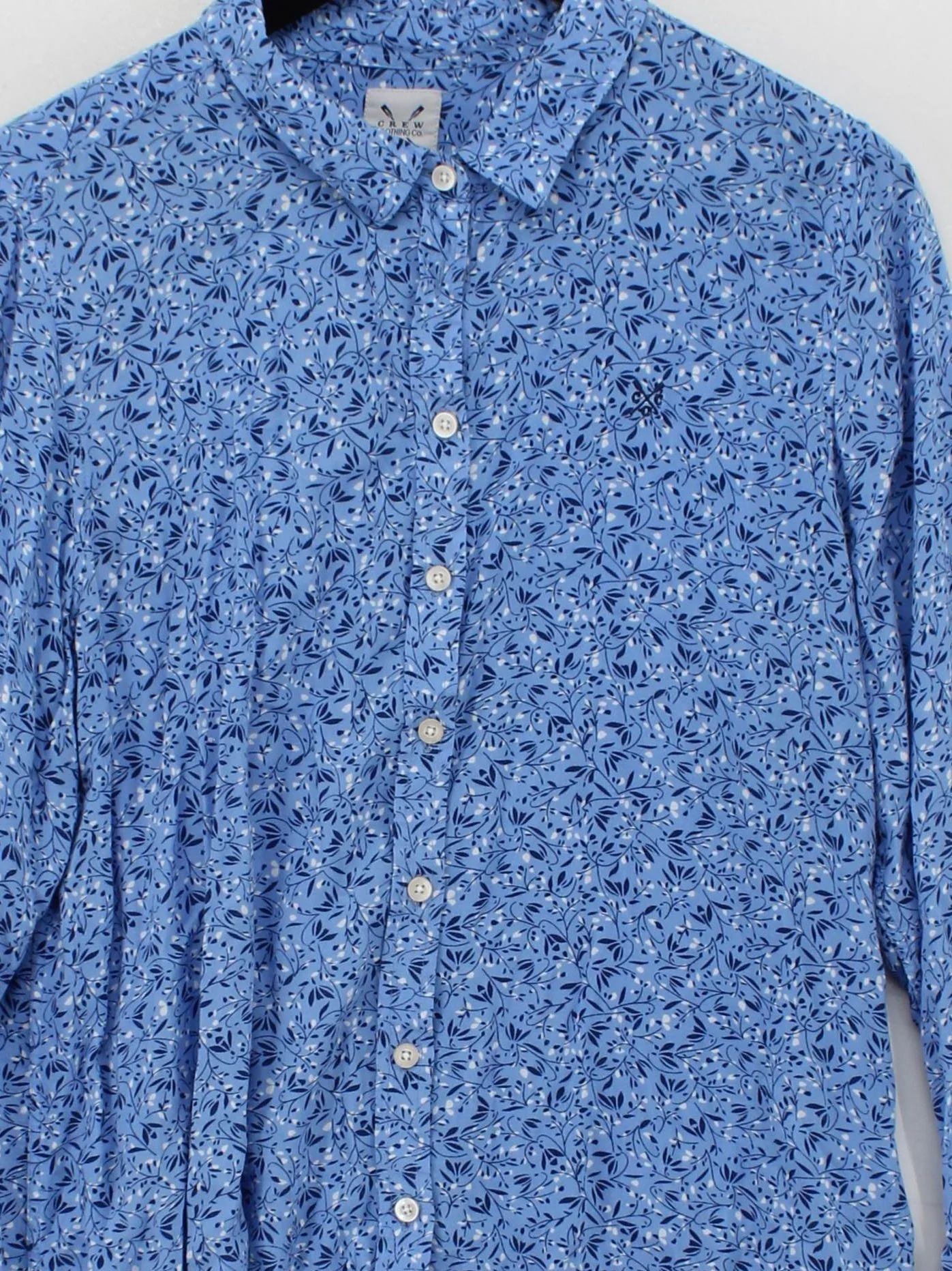 Crew Clothing Women's Shirt UK 16 Blue 100% Rayon Basic - Image 3
