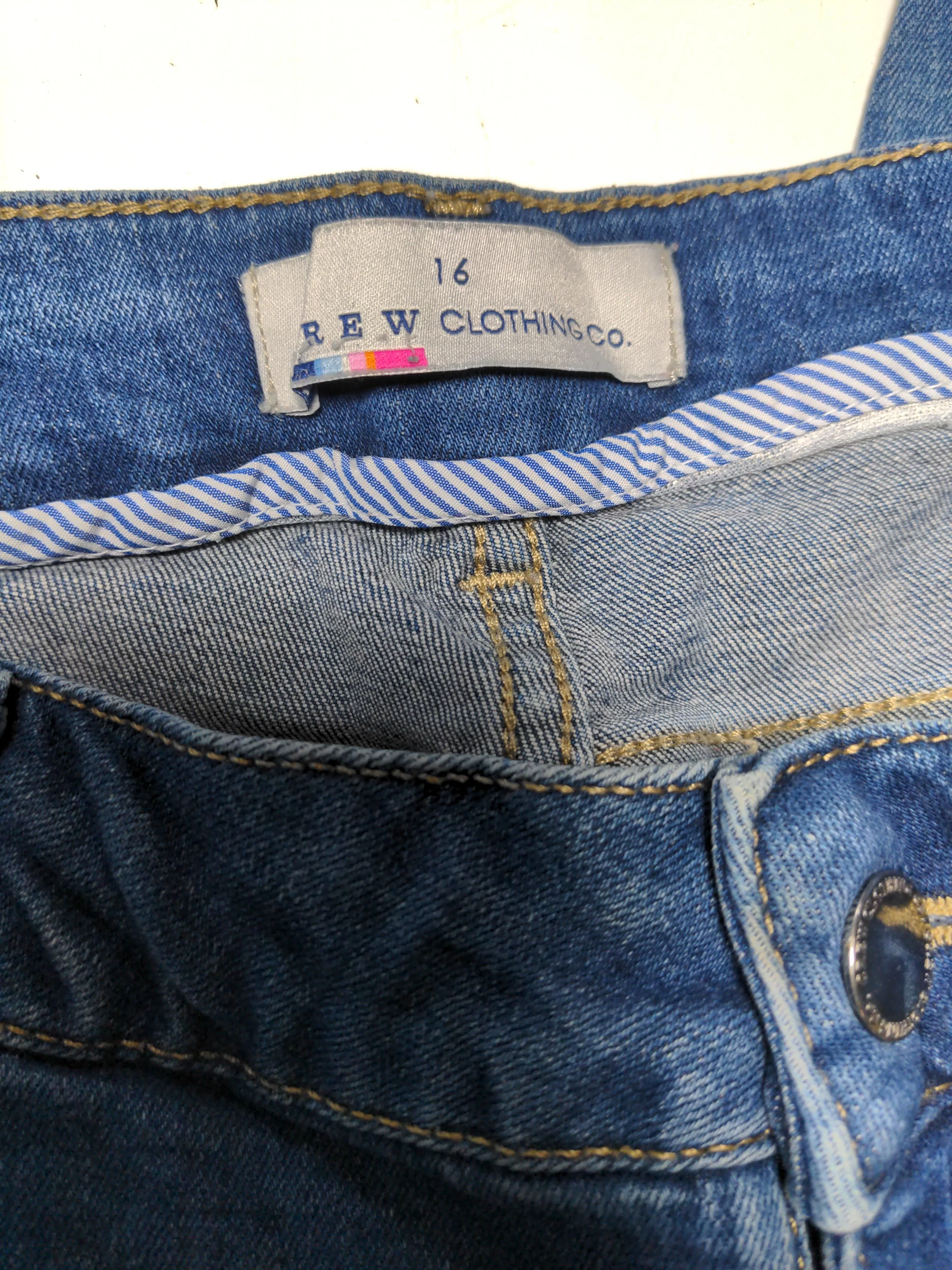Crew Clothing Women's Shorts UK 16 Blue Cotton with Elastane Cargo - Image 5