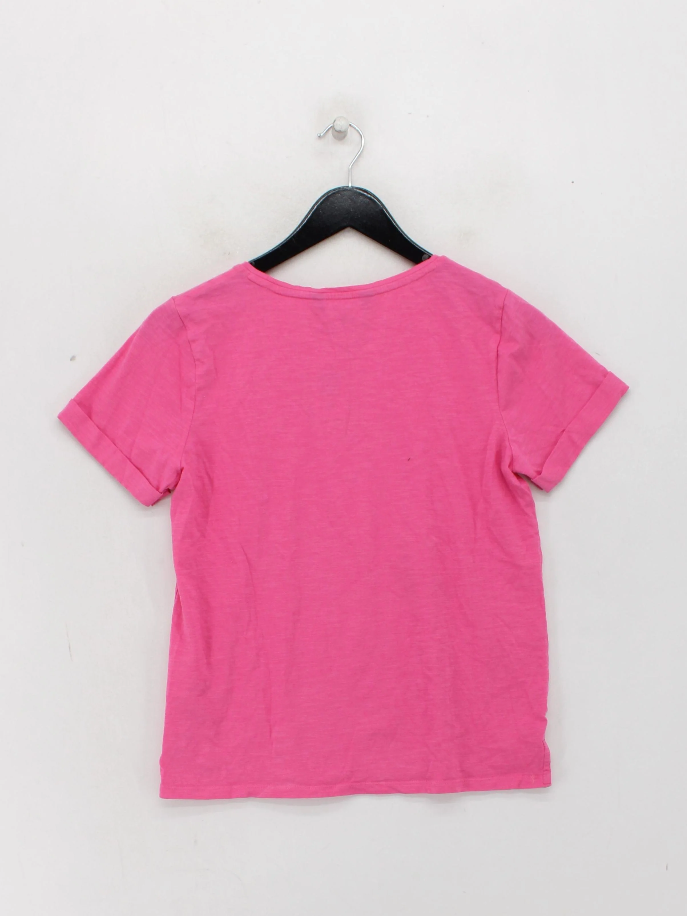 Crew Clothing Women's T-Shirt UK 12 Pink 100% Cotton Basic - Image 2