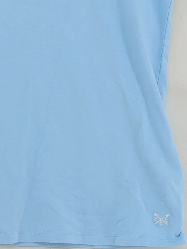Crew Clothing Women's T-Shirt UK 16 Blue Cotton - Image 4
