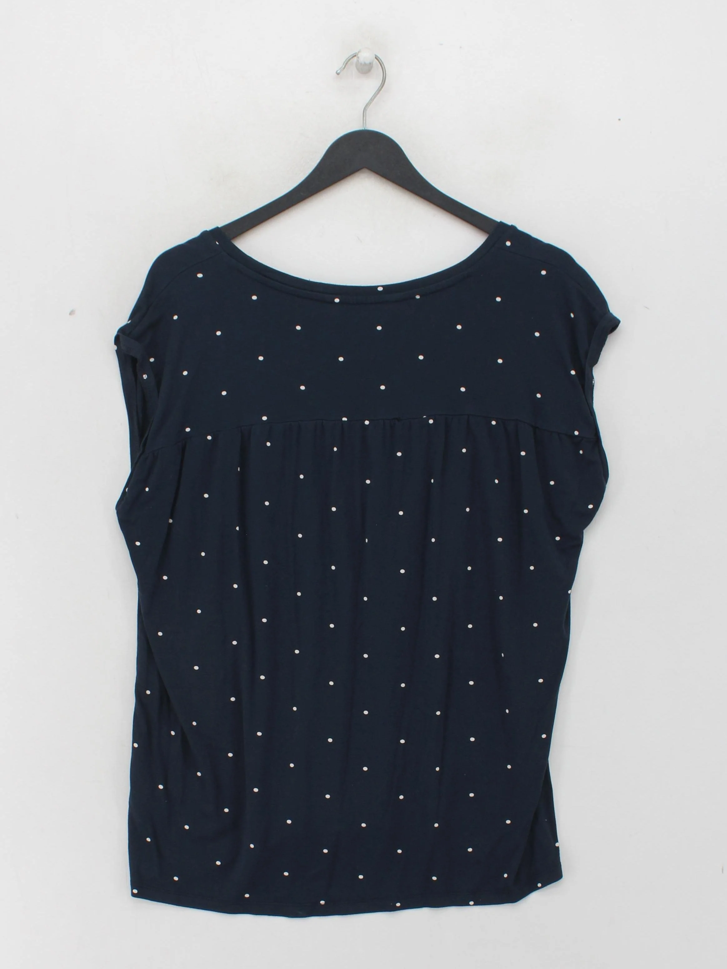 Crew Clothing Women's T-Shirt UK 16 Blue Viscose with Elastane Basic - Image 2