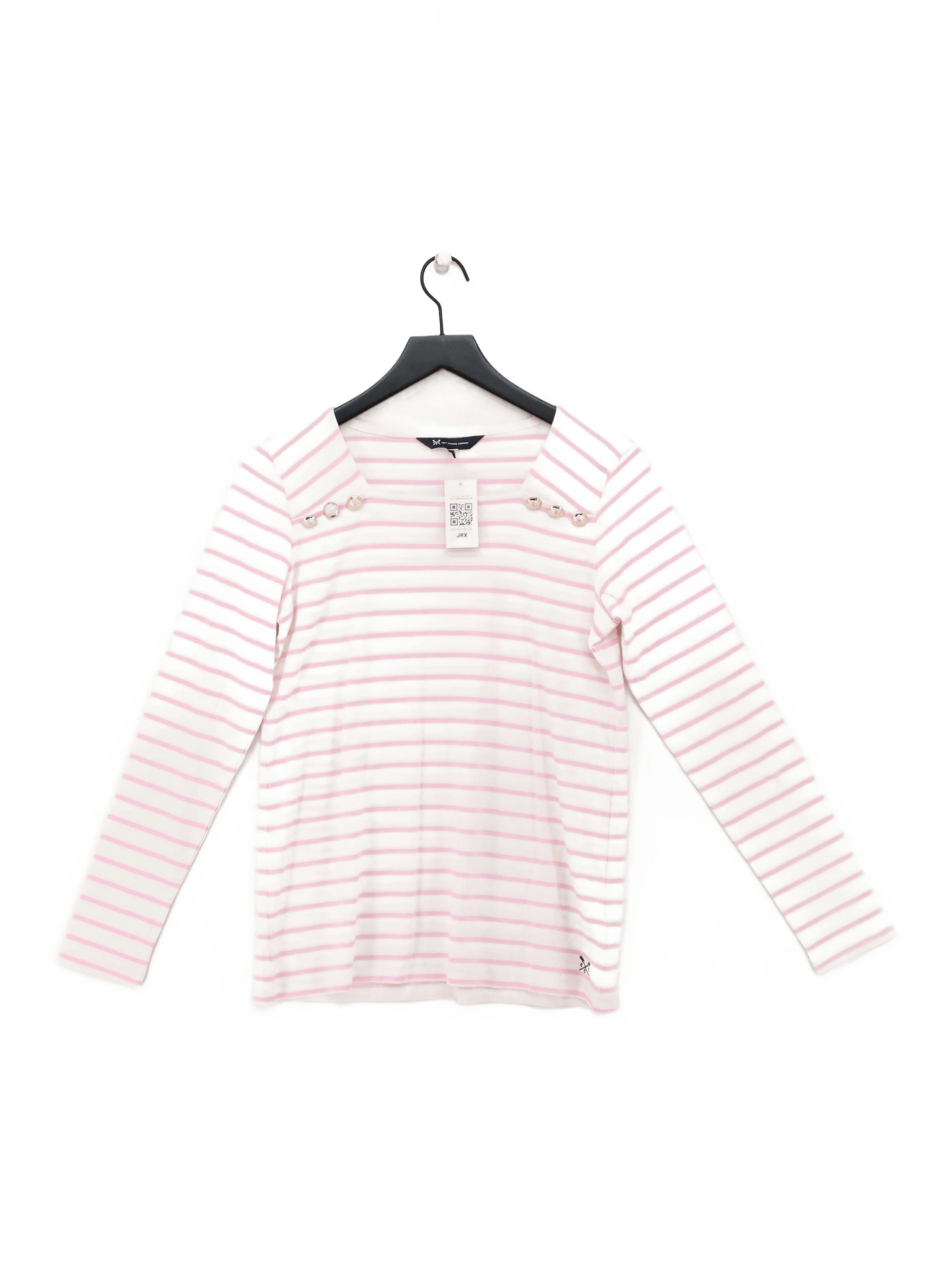Crew Clothing Women's Top S Multi 100% Cotton Basic