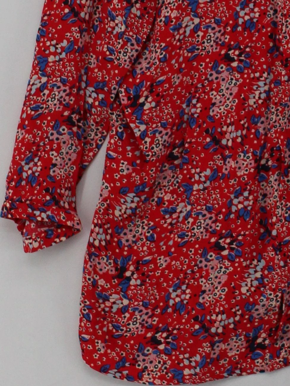 Crew Clothing Women's Top UK 10 Red 100% Viscose Basic - Image 4