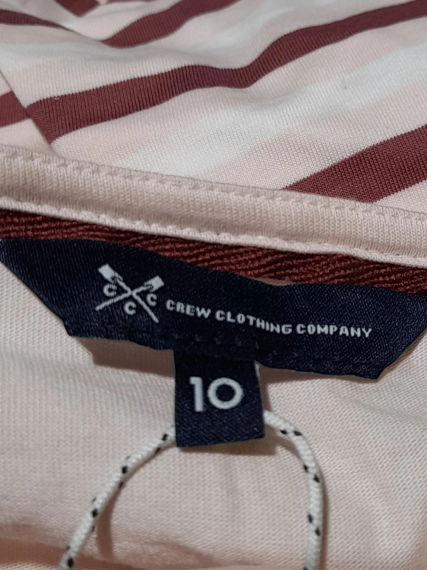 Crew Clothing Women's Top UK 10 White 100% Cotton Basic - Image 5