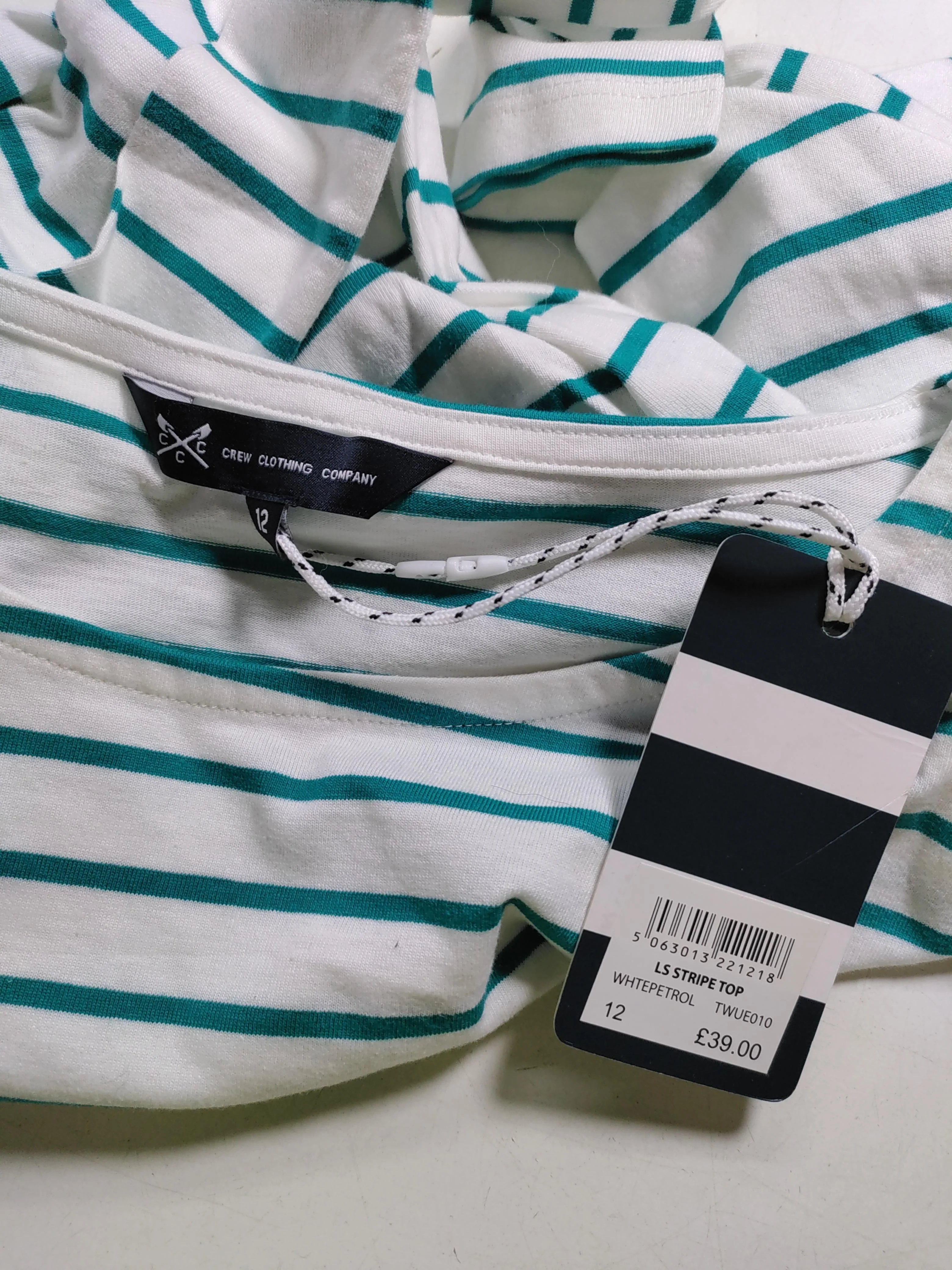Crew Clothing Women's Top UK 12 White 100% Cotton Basic New with tags - Image 5