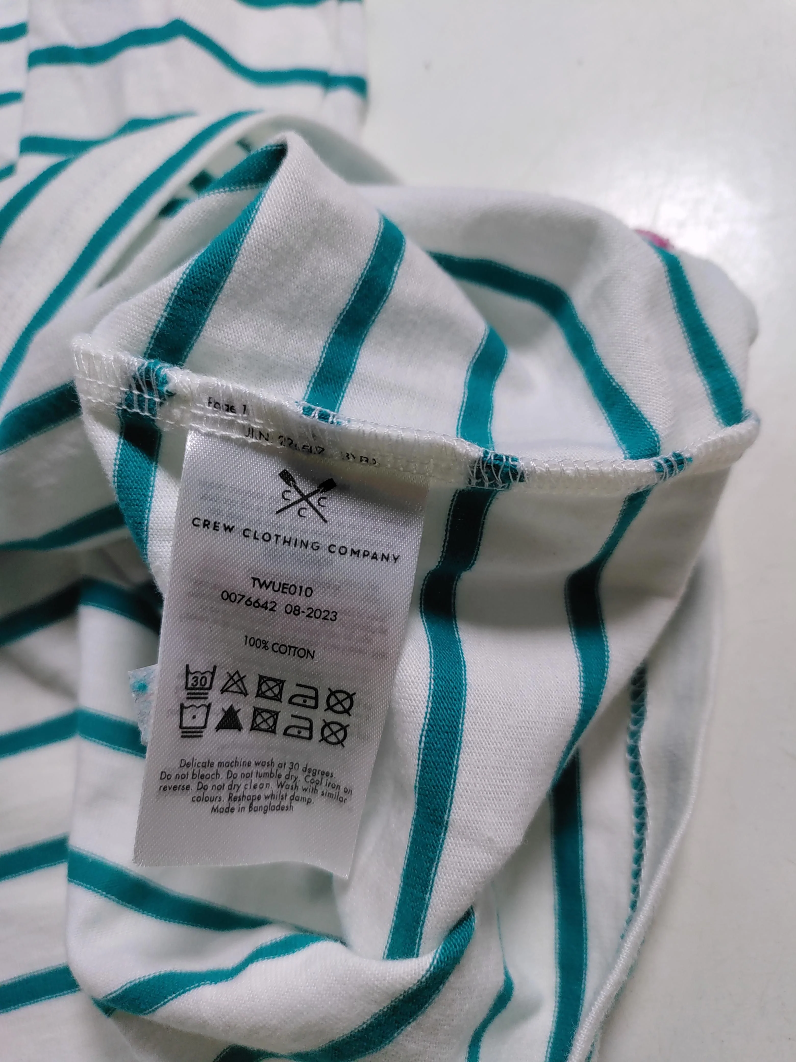 Crew Clothing Women's Top UK 12 White 100% Cotton Basic New with tags - Image 6