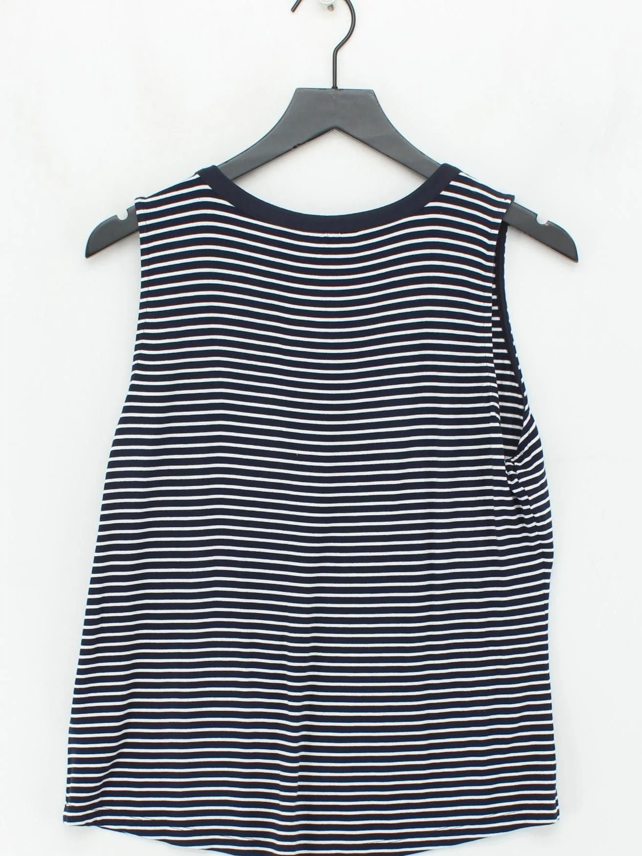 Crew Clothing Women's Top UK 16 Blue Viscose with Elastane Basic - Image 2