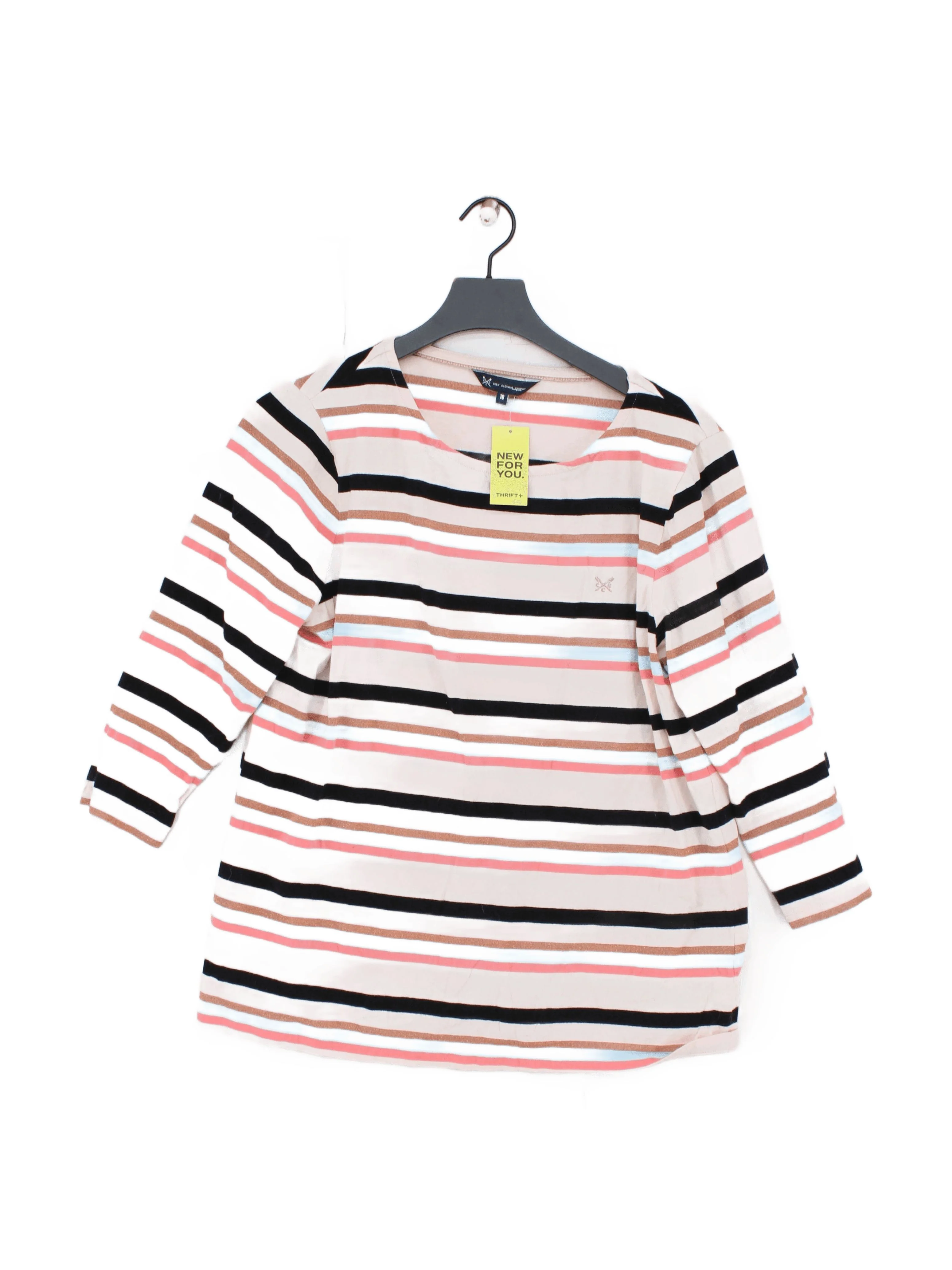 Crew Clothing Women's Top UK 18 Multi Cotton with Polyester, Other Basic