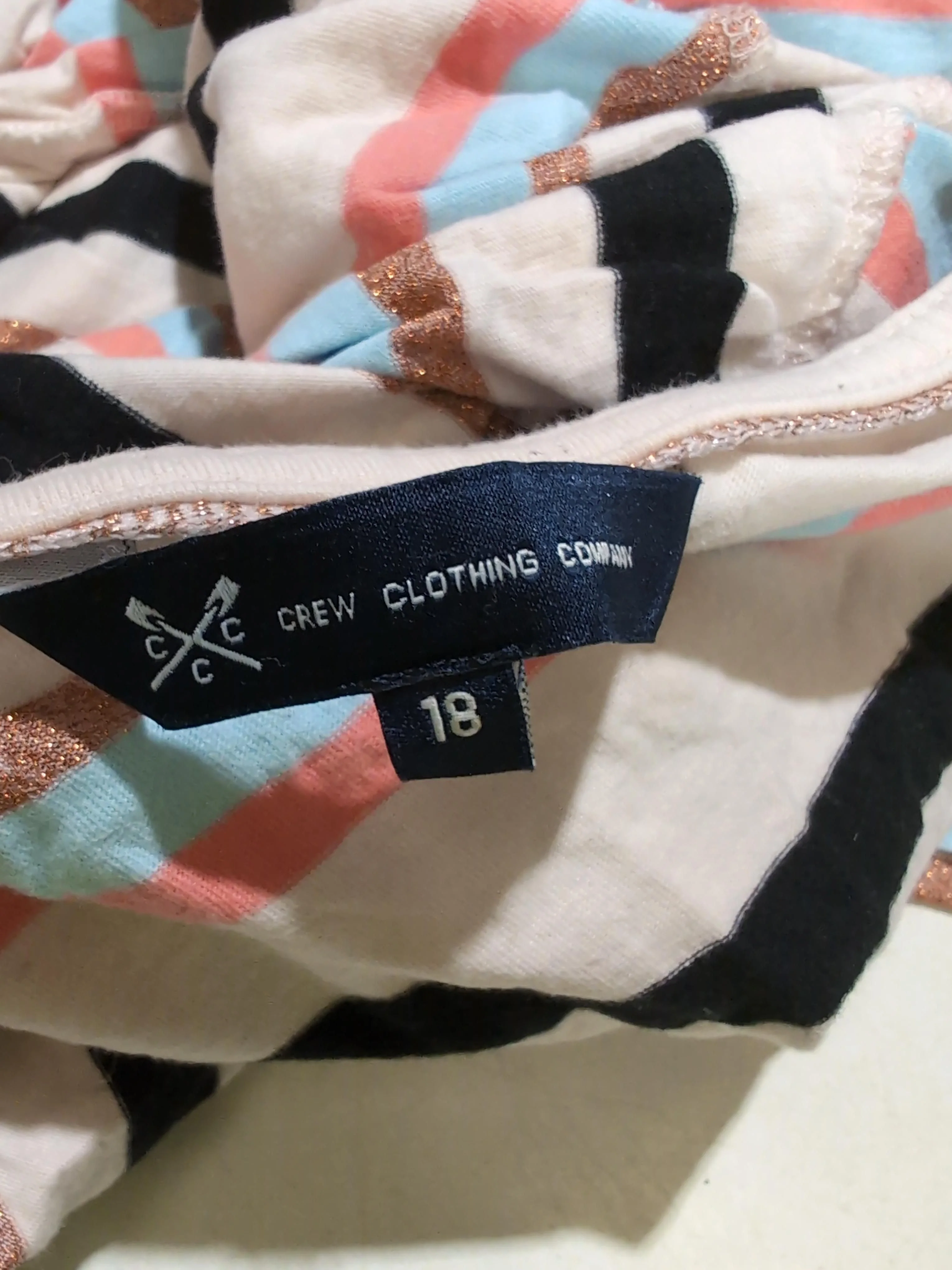 Crew Clothing Women's Top UK 18 Multi Cotton with Polyester, Other Basic - Image 6