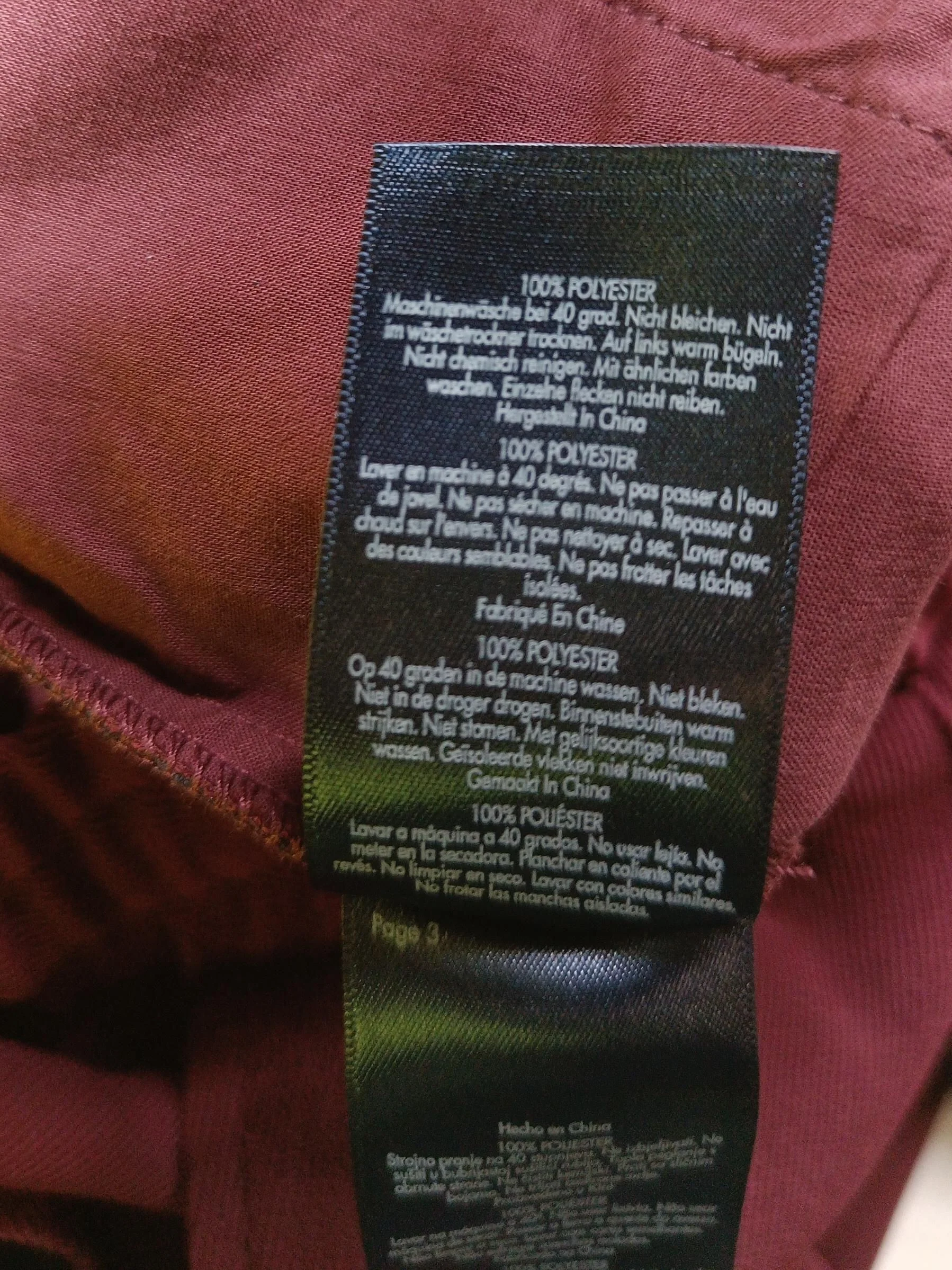 Crew Clothing Women's Trousers UK 14 Red 100% Polyester Capri New with tags - Image 6