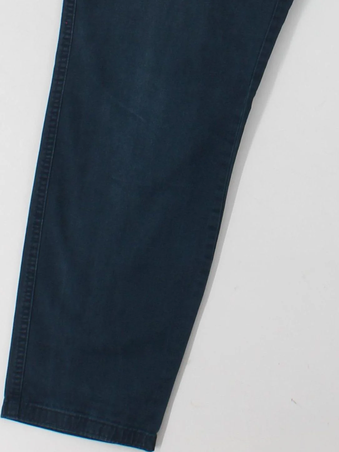Crew Clothing Women's Trousers UK 16 Blue Cotton with Elastane Straight Cargo - Image 4