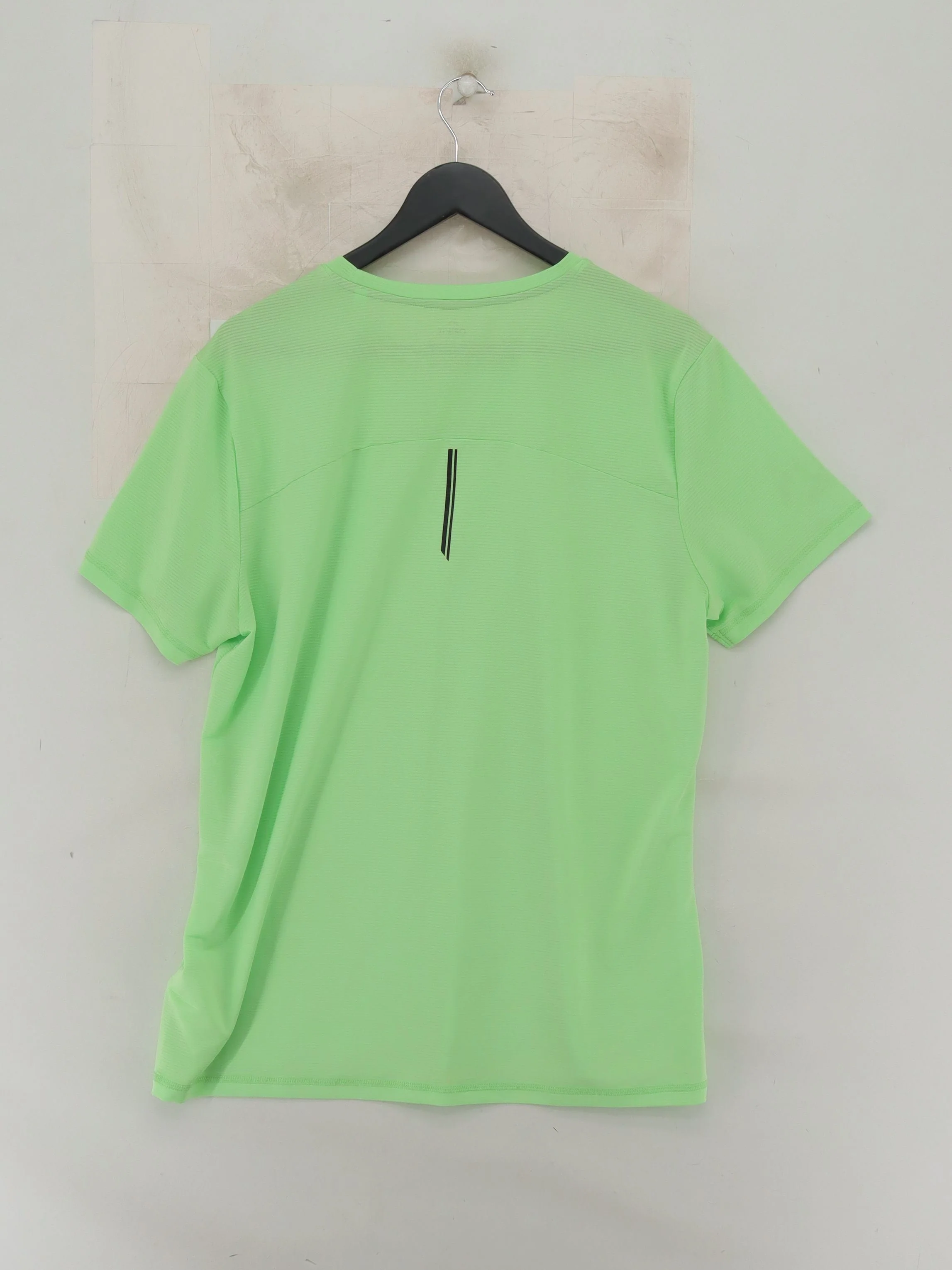Crivit Men's T-Shirt L Green Polyester with Elastane Round Neck Basic - Image 2