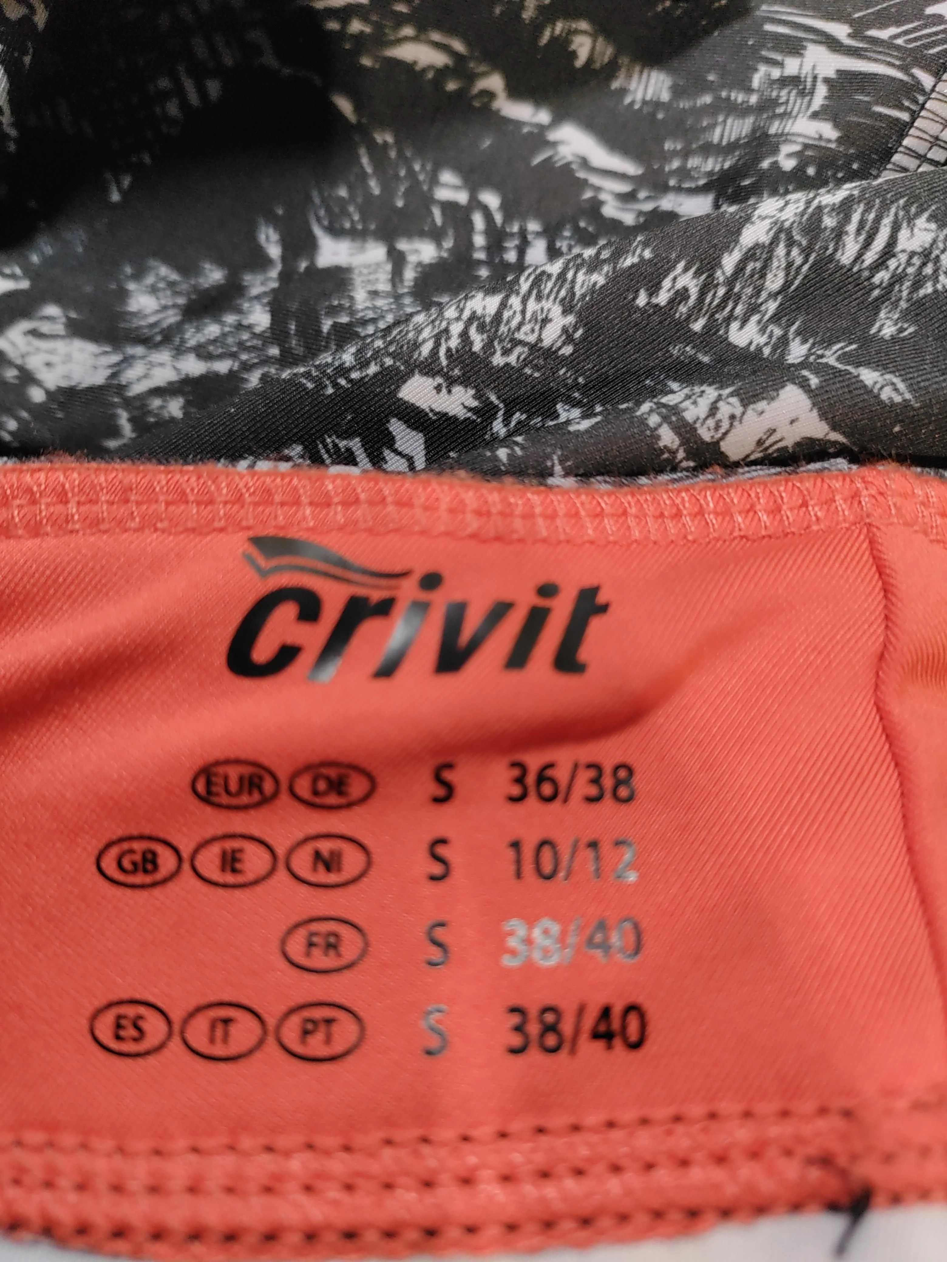 Crivit Women's Leggings S Multi Graphic Polyester with Elastane Full length - Image 5