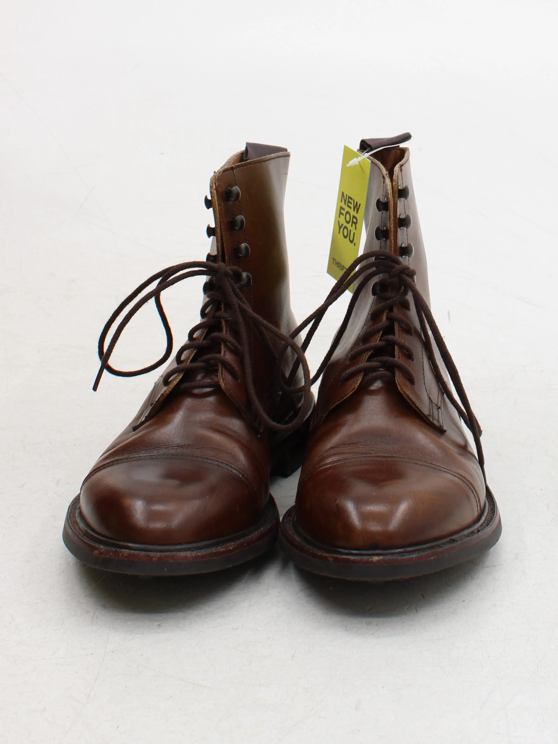 Crockett & Jones Men's Boots UK 6 Brown 100% Leather Combat - Image 2