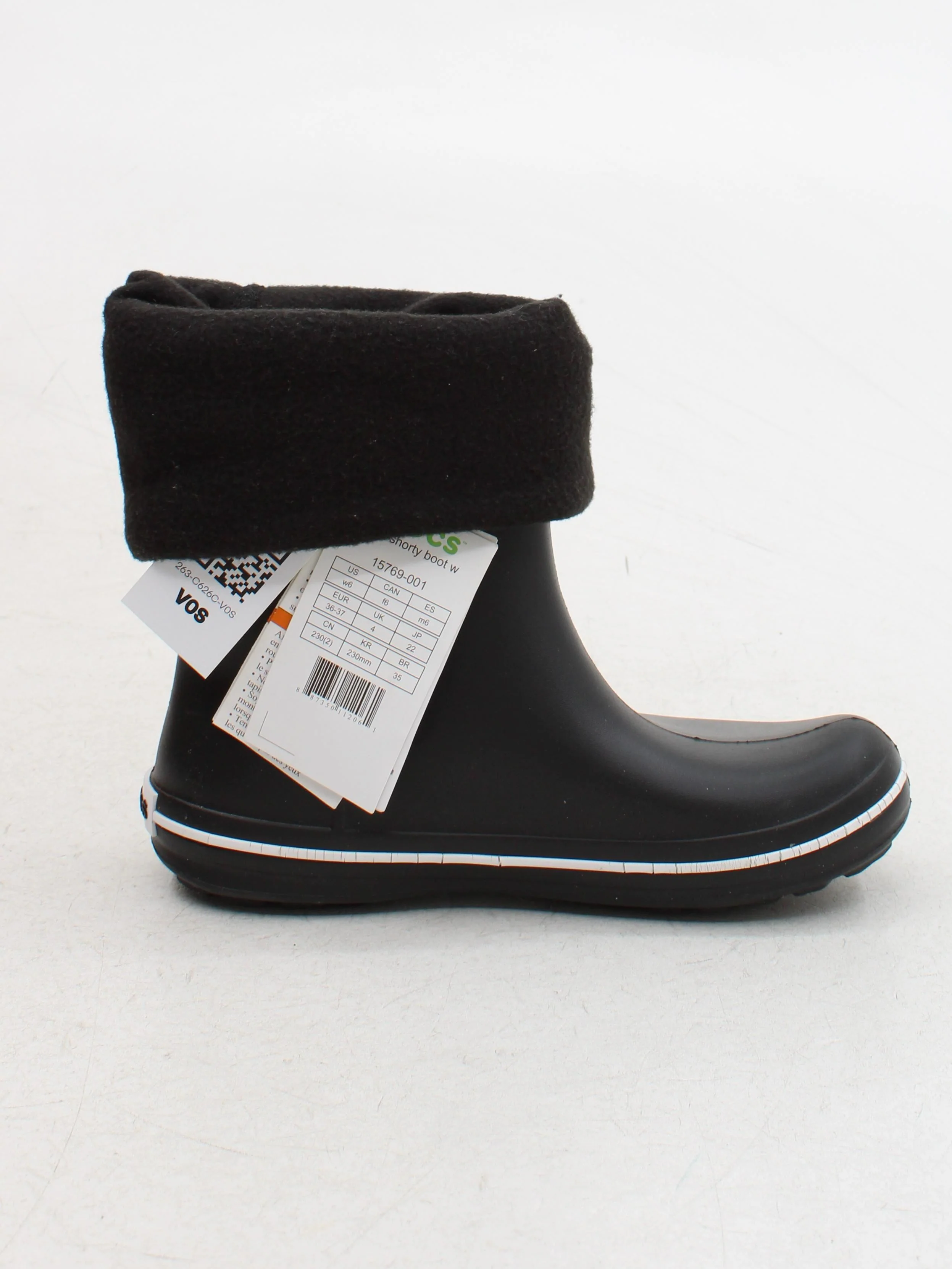 Crocs Women's Boots UK 4 Black Other with Polyester Wellies - Image 5