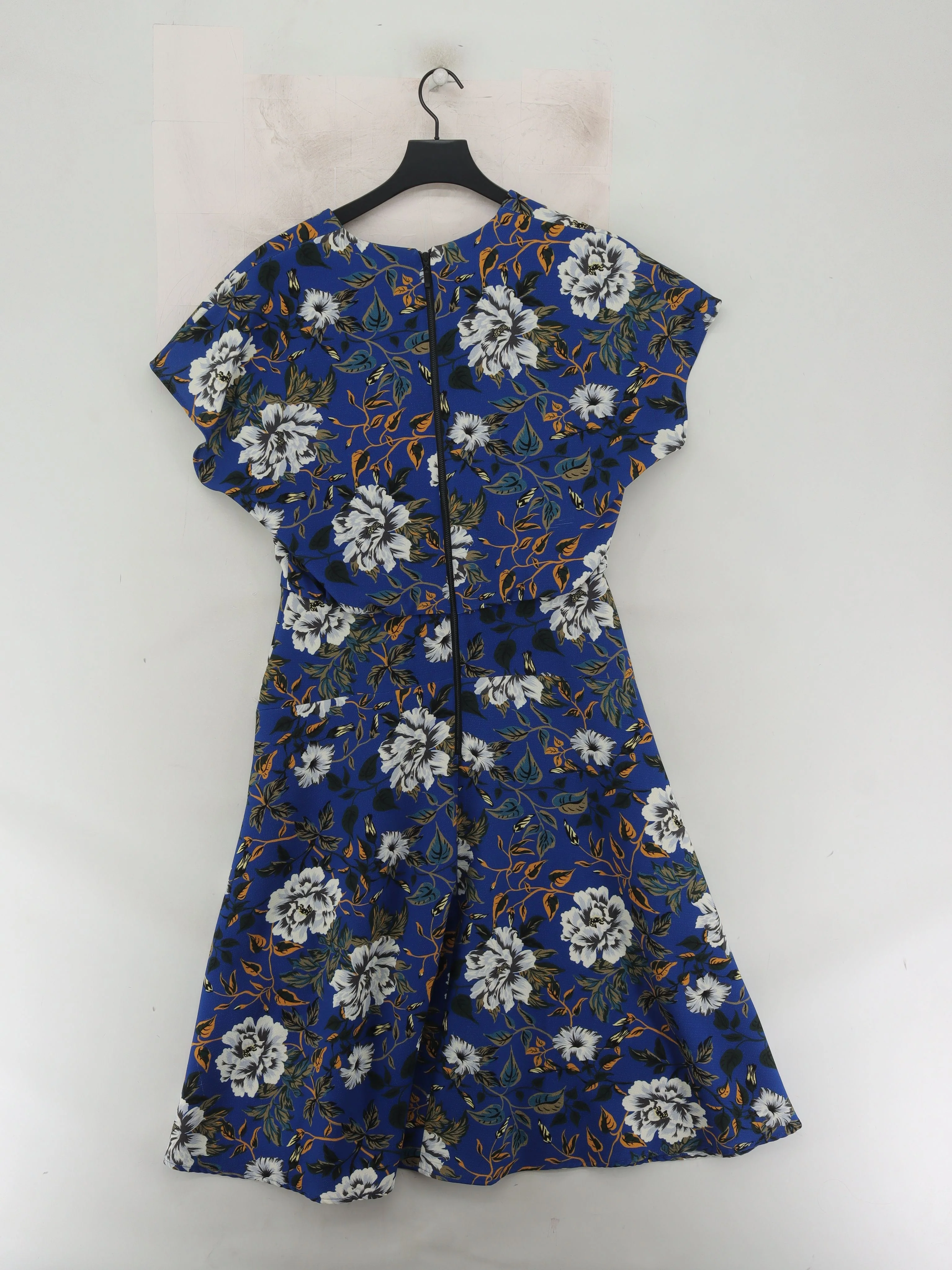 Cue A-Line Mini Dress UK12 in Blue - Image 2