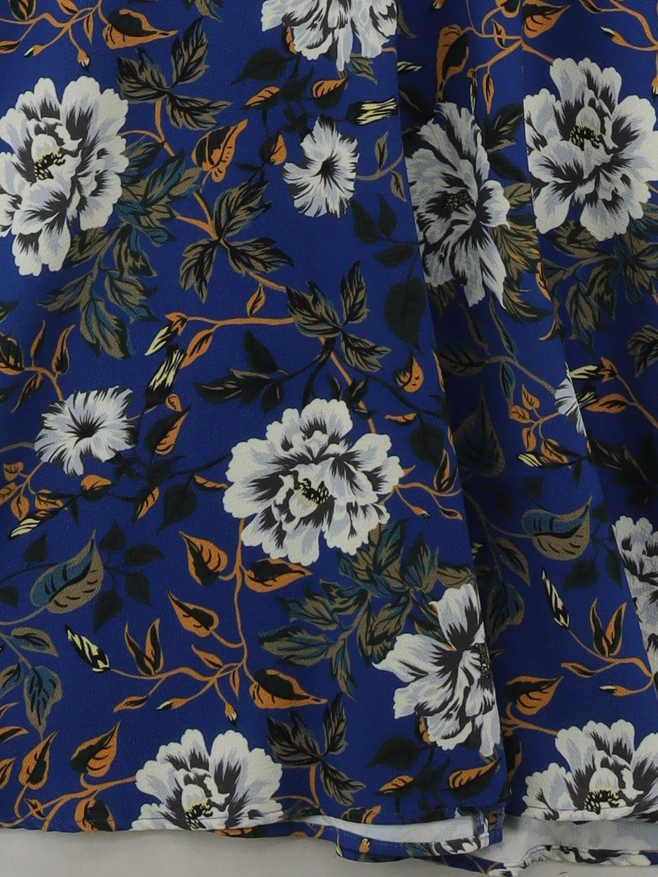 Cue A-Line Mini Dress UK12 in Blue - Image 4