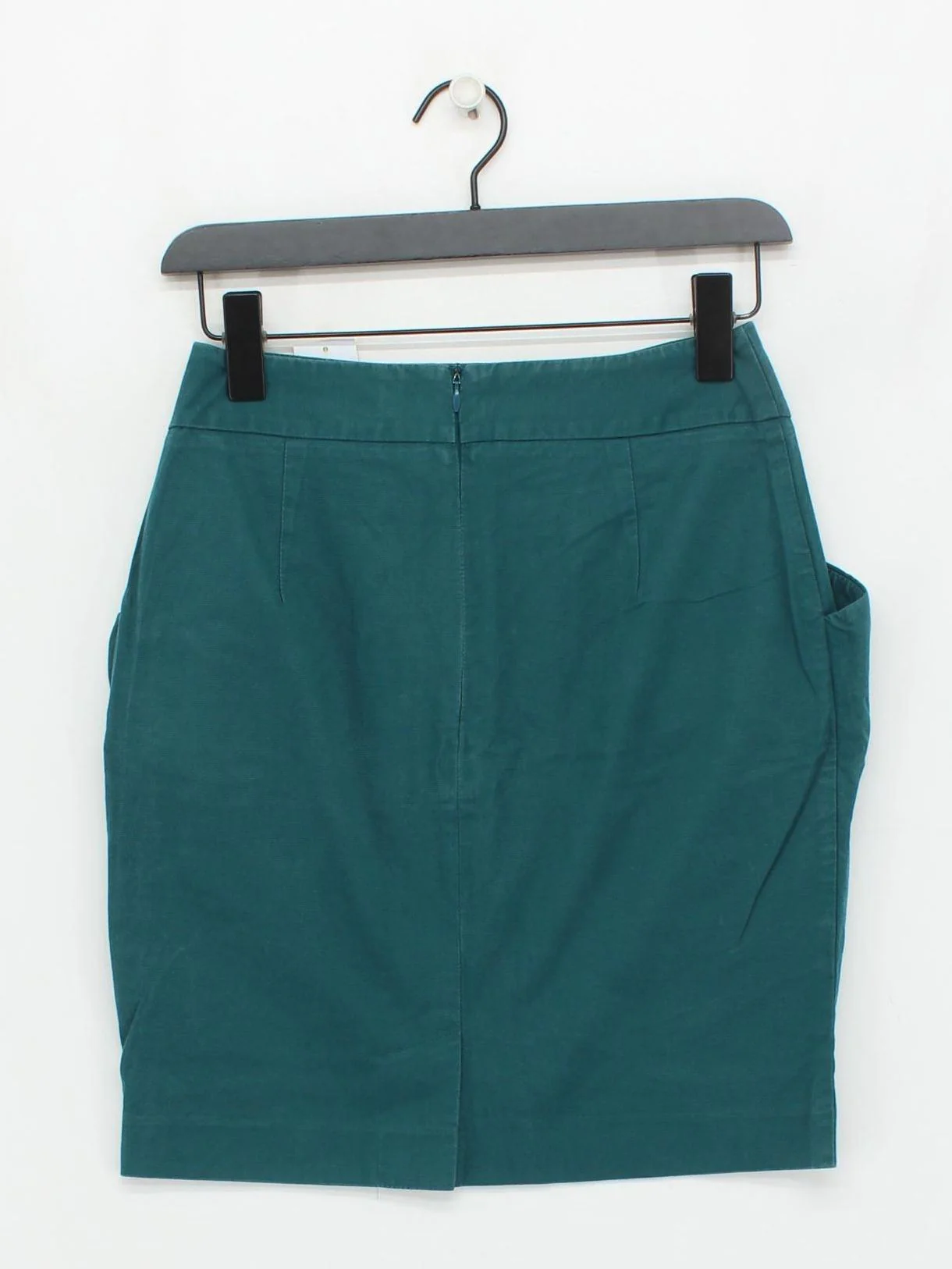 Cue Women's Midi Skirt UK 6 Green 100% Other Midi Straight & Pencil - Image 2