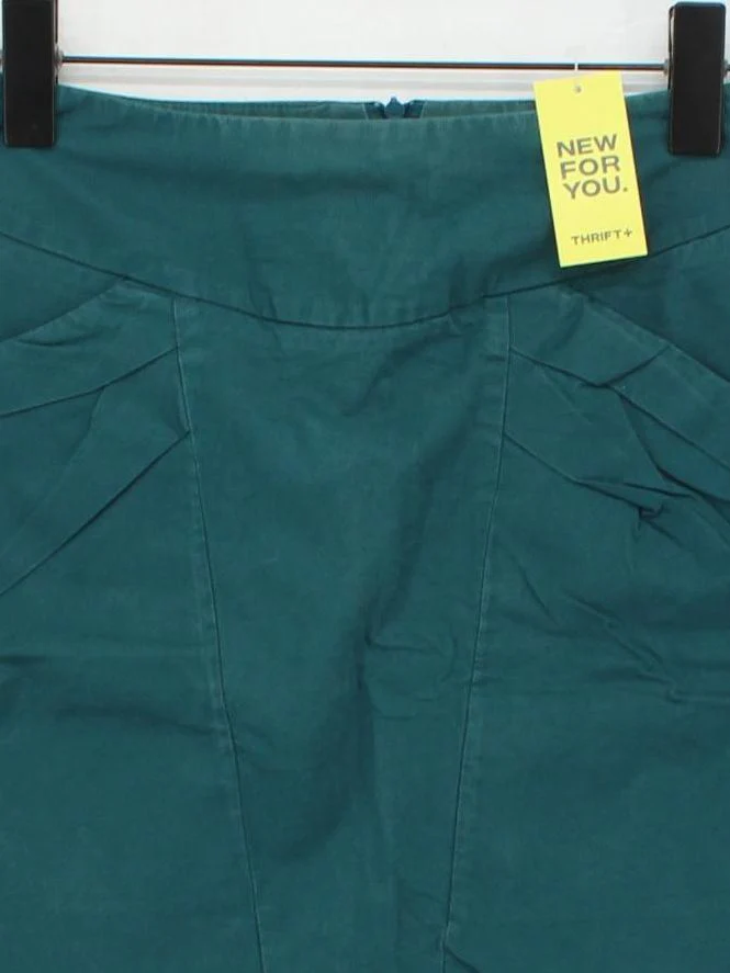 Cue Women's Midi Skirt UK 6 Green 100% Other Midi Straight & Pencil - Image 3