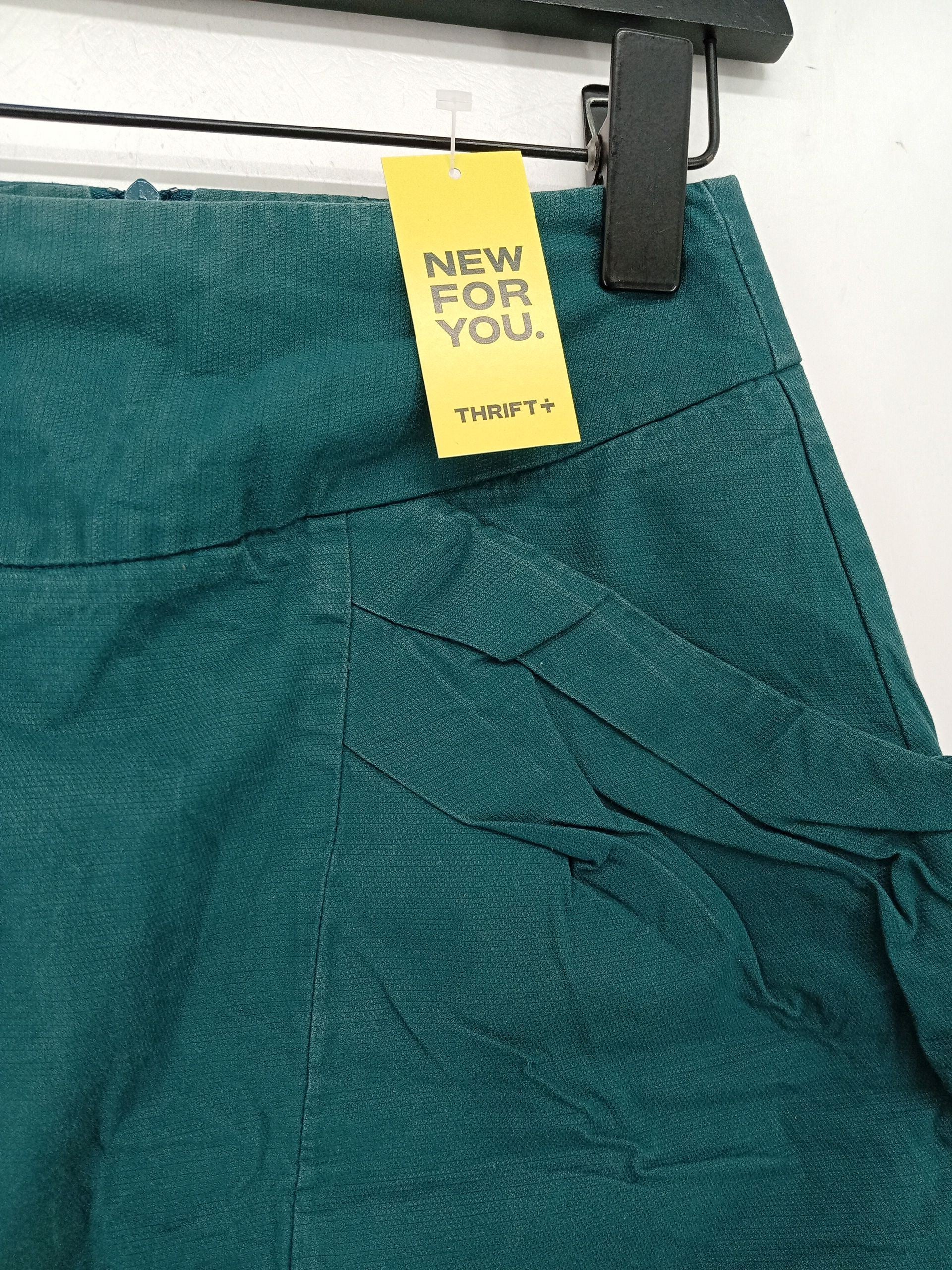 Cue Women's Midi Skirt UK 6 Green 100% Other Midi Straight & Pencil - Image 5