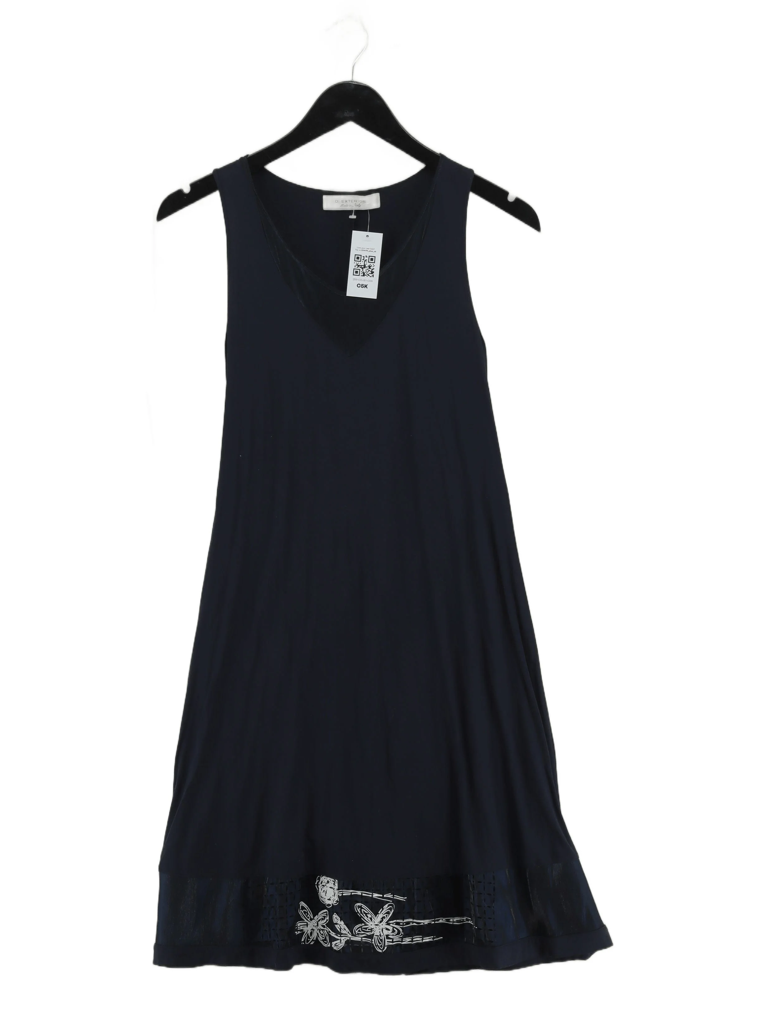 D. Exterior Tank Mini Dress S in Blue