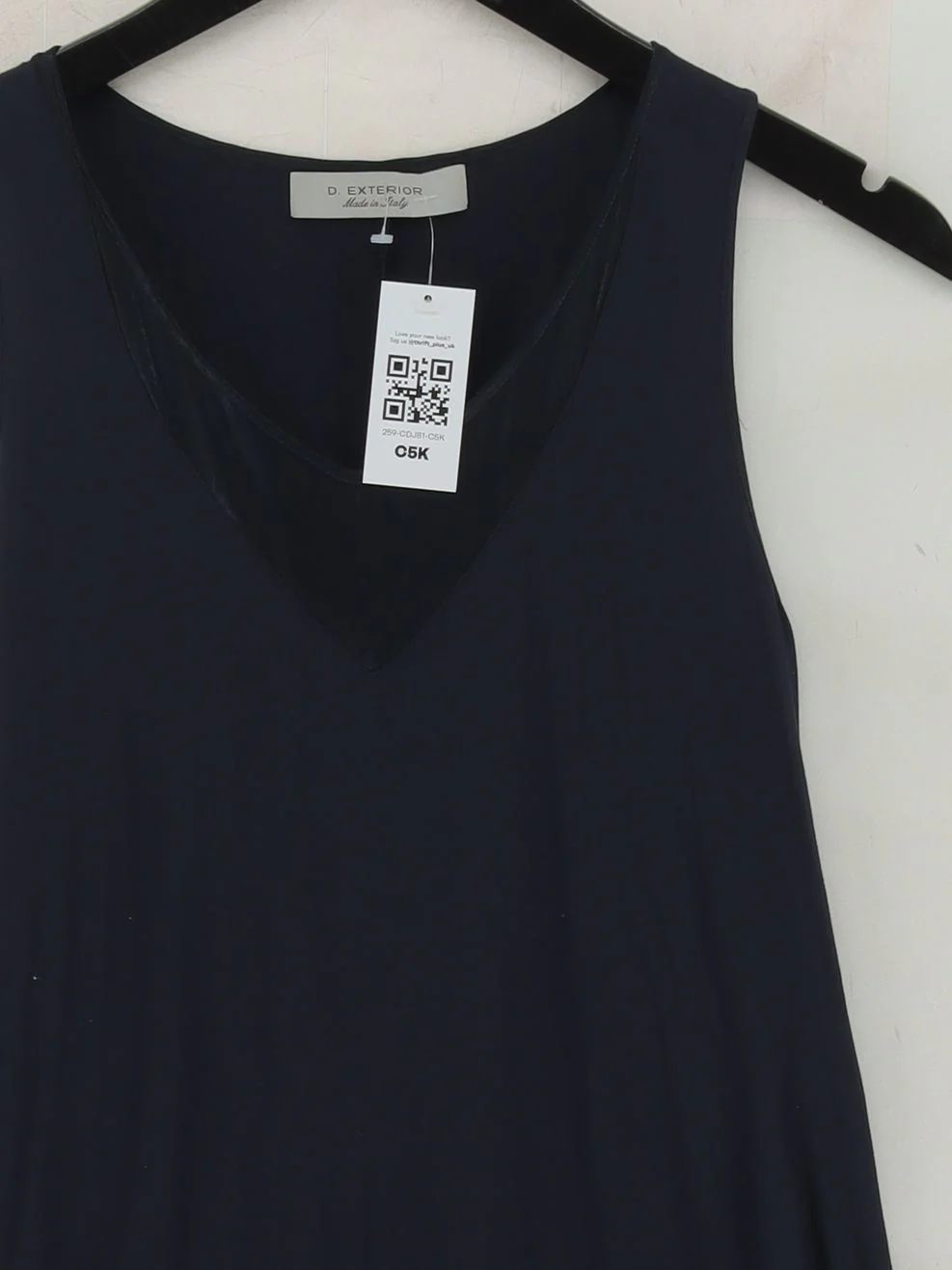 D. Exterior Tank Mini Dress S in Blue - Image 3