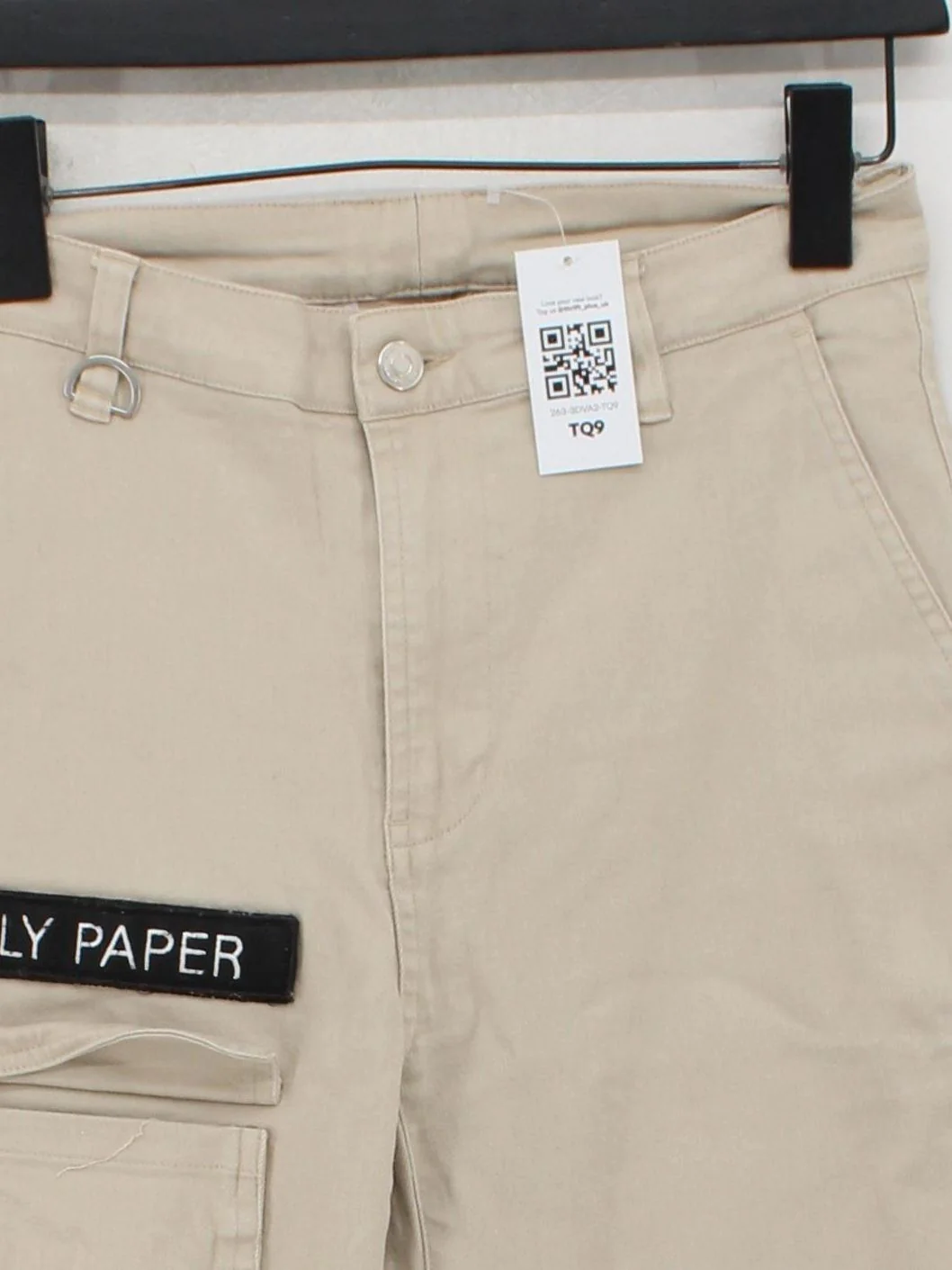 Daily Paper Men's Trousers W 28 in Tan Cotton with Elastane Tapered Cargo - Image 3