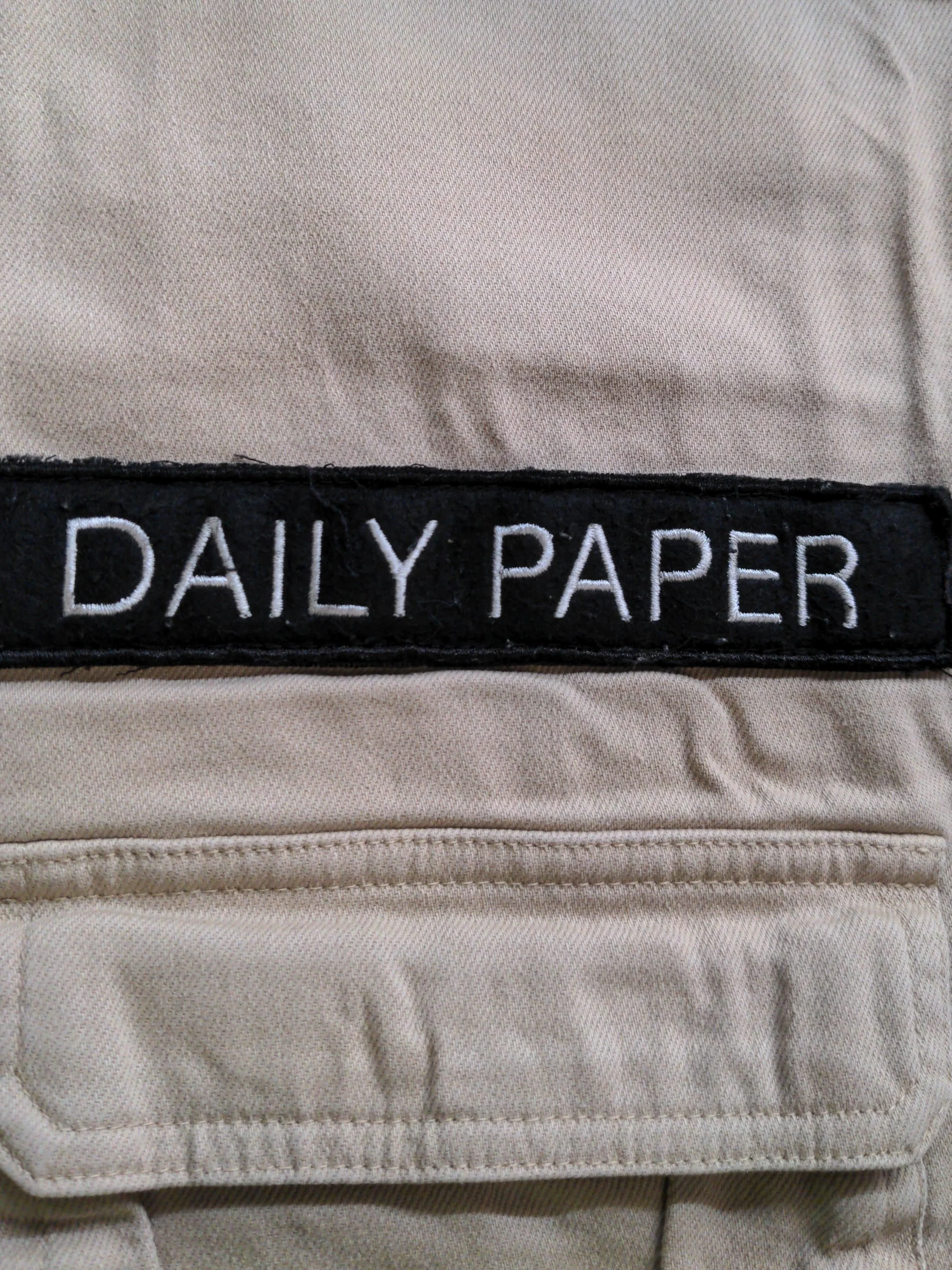 Daily Paper Men's Trousers W 28 in Tan Cotton with Elastane Tapered Cargo - Image 5