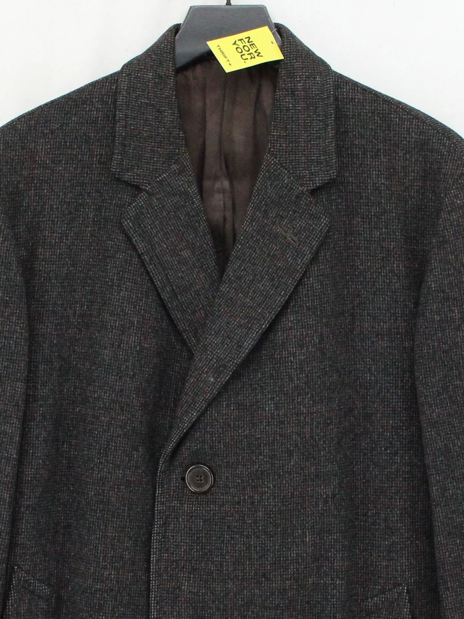 DAKS Men's Coat XL Grey 100% Wool Overcoat - Image 3