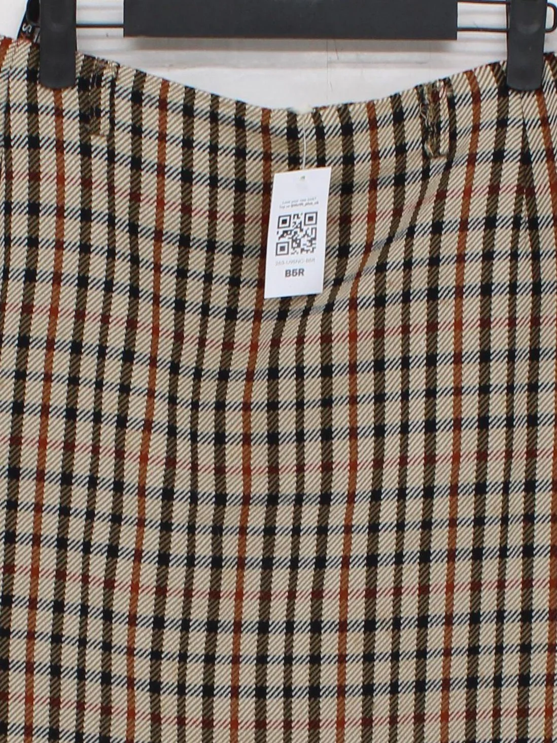 DAKS Women's Mini Skirt W 28 in Multi Checkered 100% Other Short Mini - Image 3