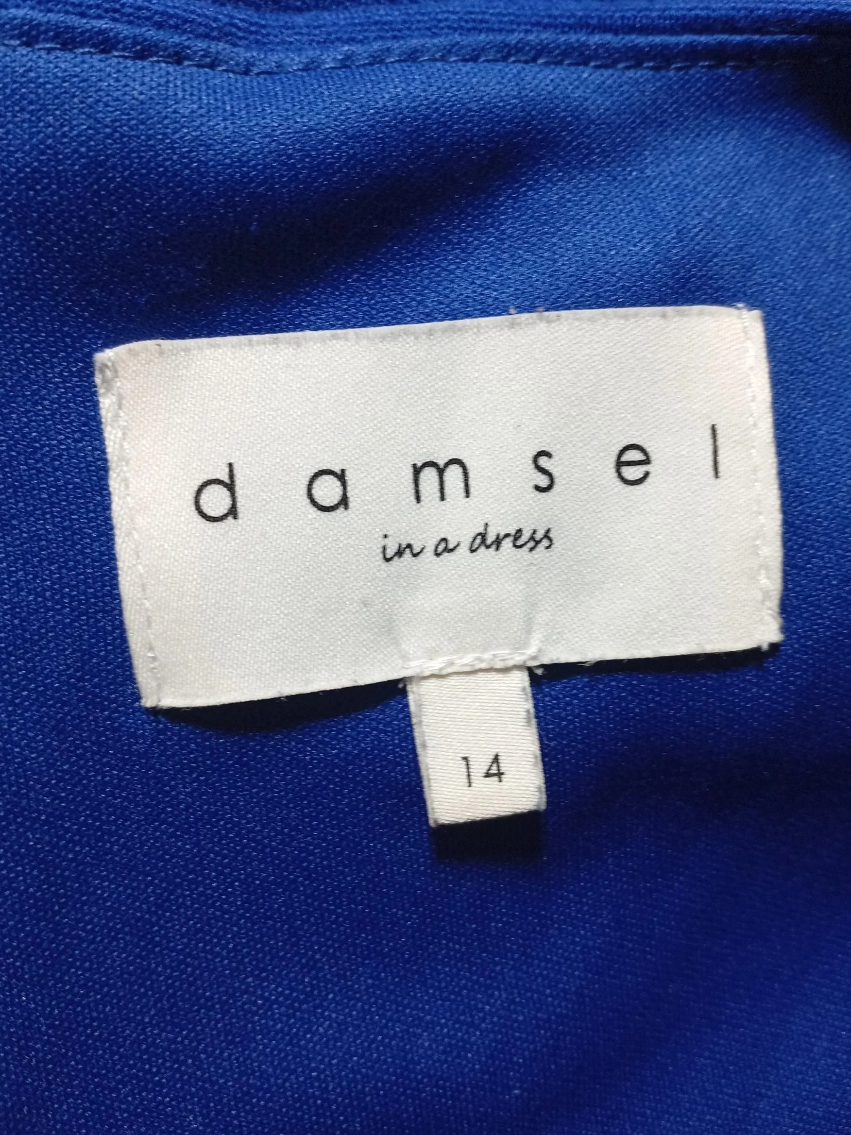 Damsel in a Dress Bodycon Midi Dress UK14 in Blue - Image 5