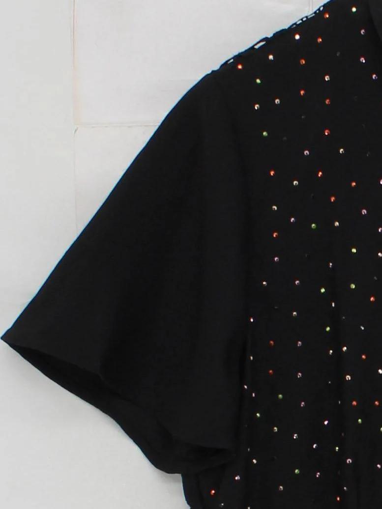 Damsel In A Dress Women's Polo S Black 100% Polyester Basic - Image 4